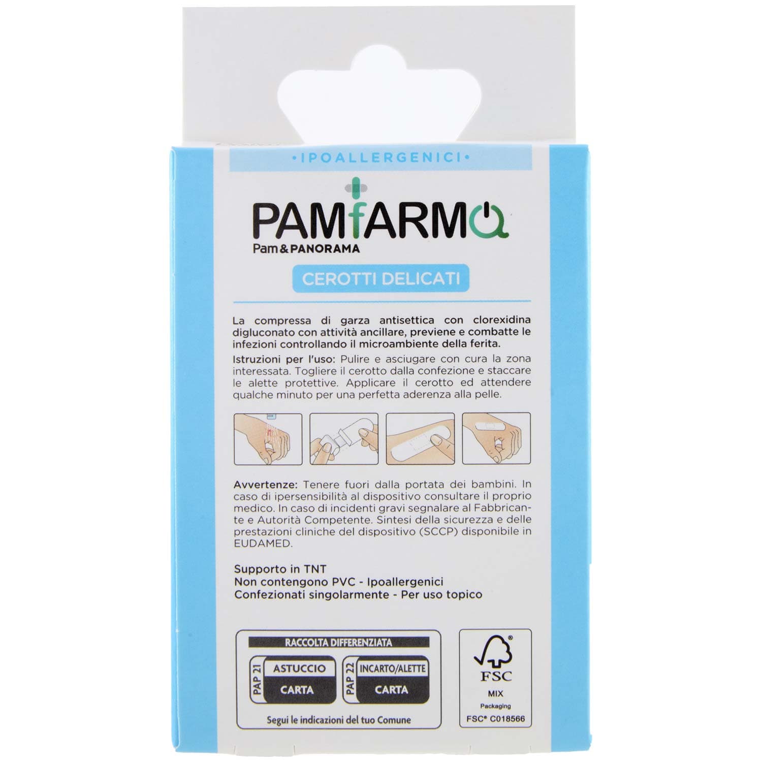 PAM PANORAMA Cerotti Delicati 5 Formati 30 pz – immagine 5