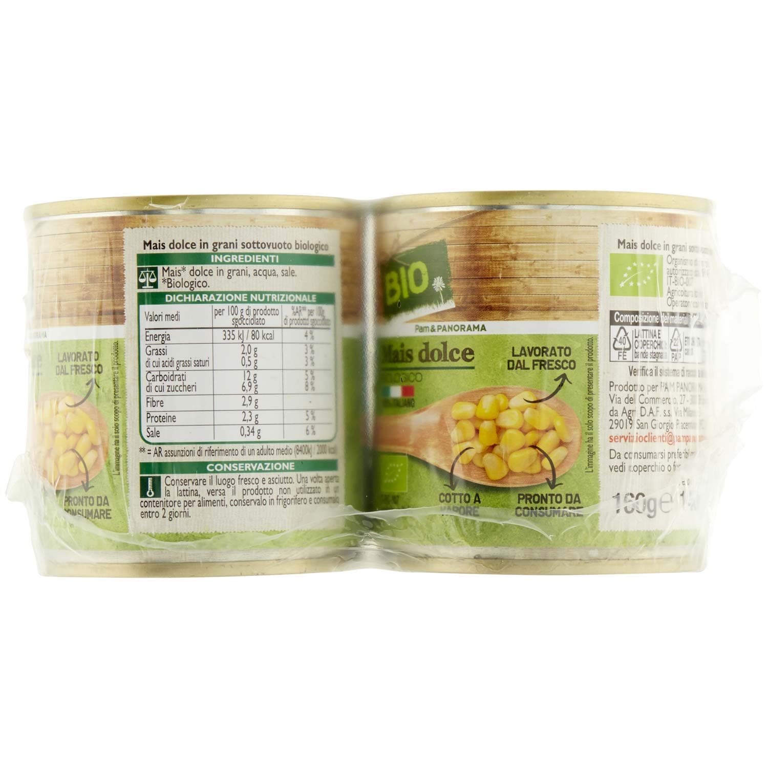 BIO Mais dolce Biologico 2 x 160 g – immagine 5