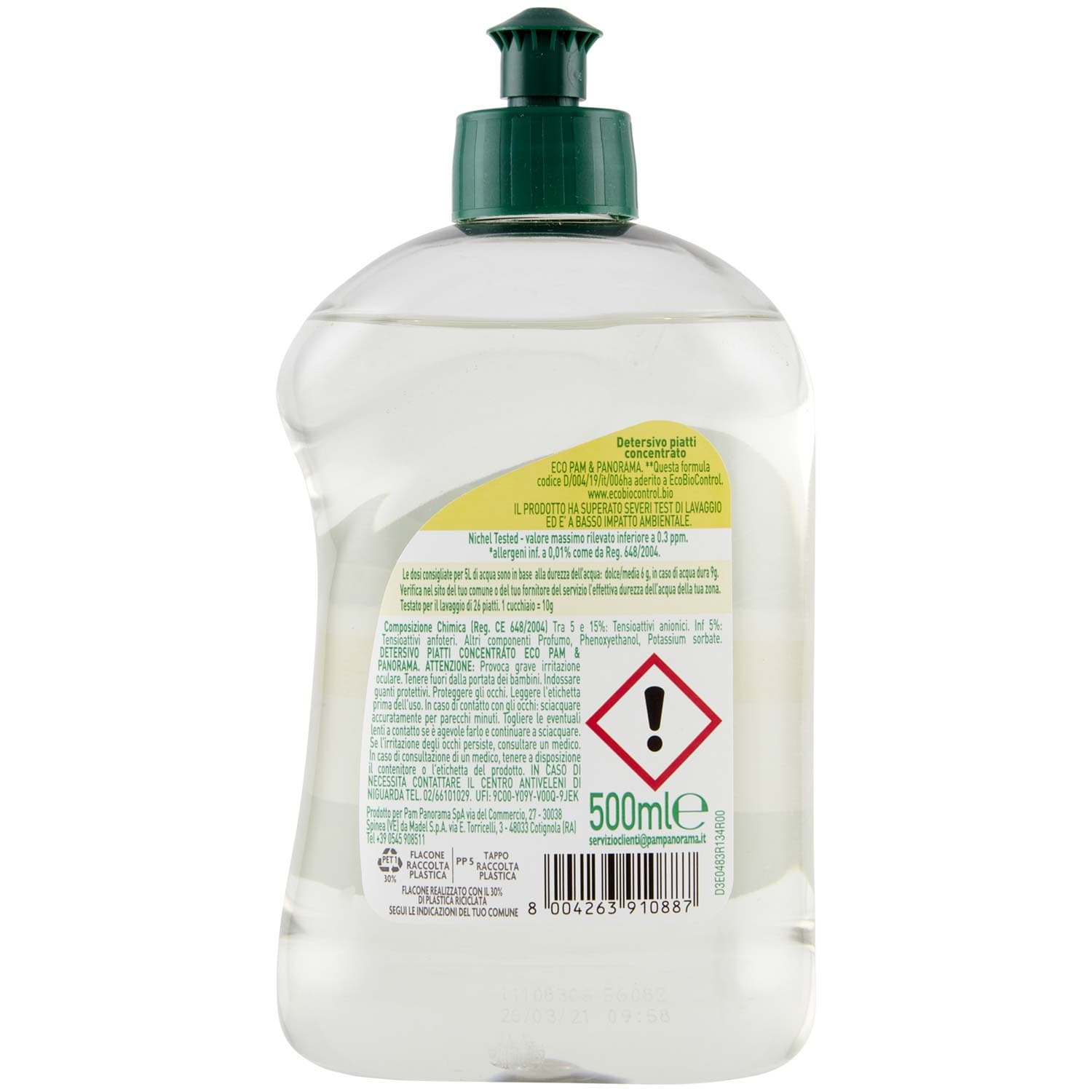 ECO Piatti concentrato profumo limone 500 ml – immagine 5