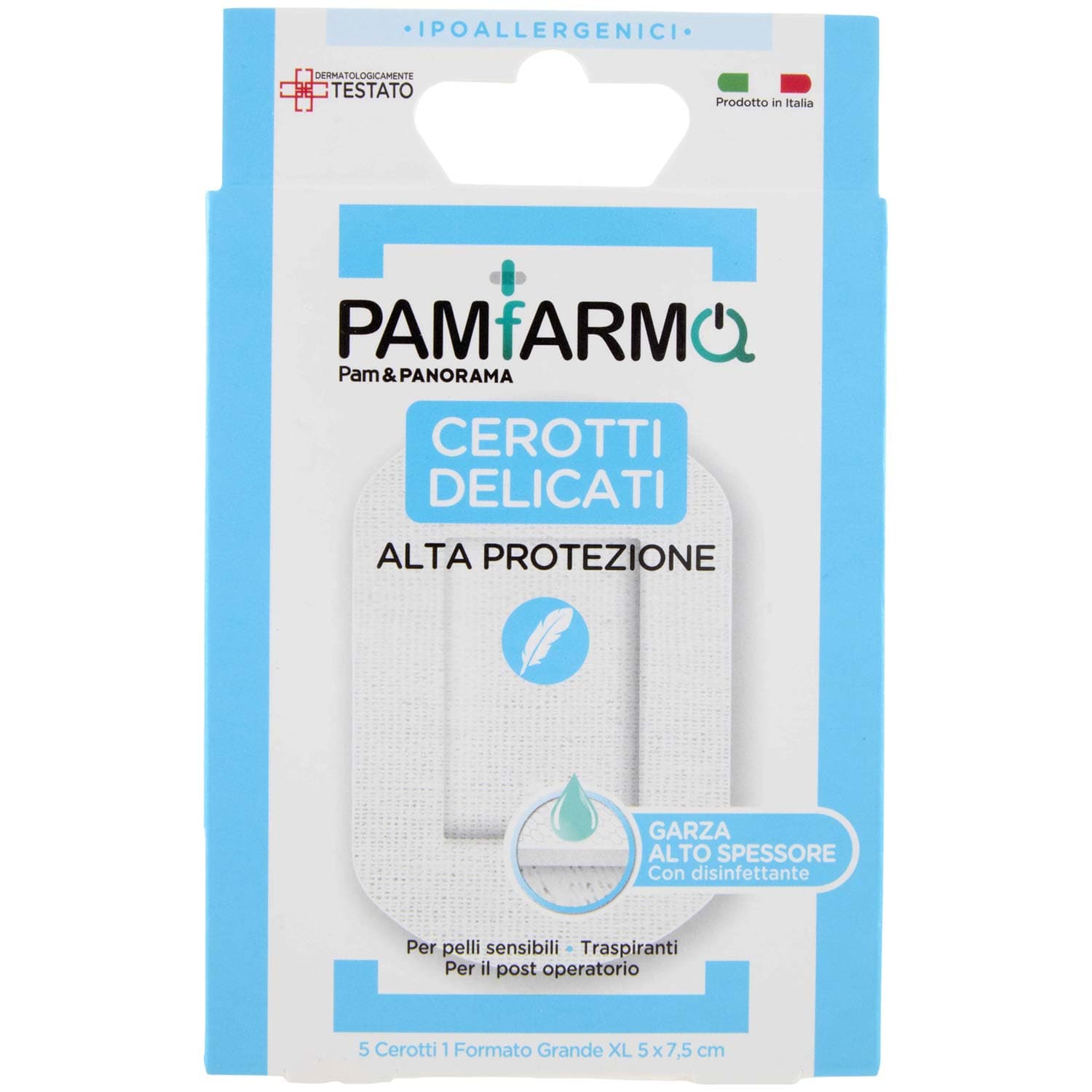 PAM PANORAMA Cerotti Alta Protezione Delicati Soffici 1 Formato Grande XL cm 5 x 7,5 5 pz – immagine 3