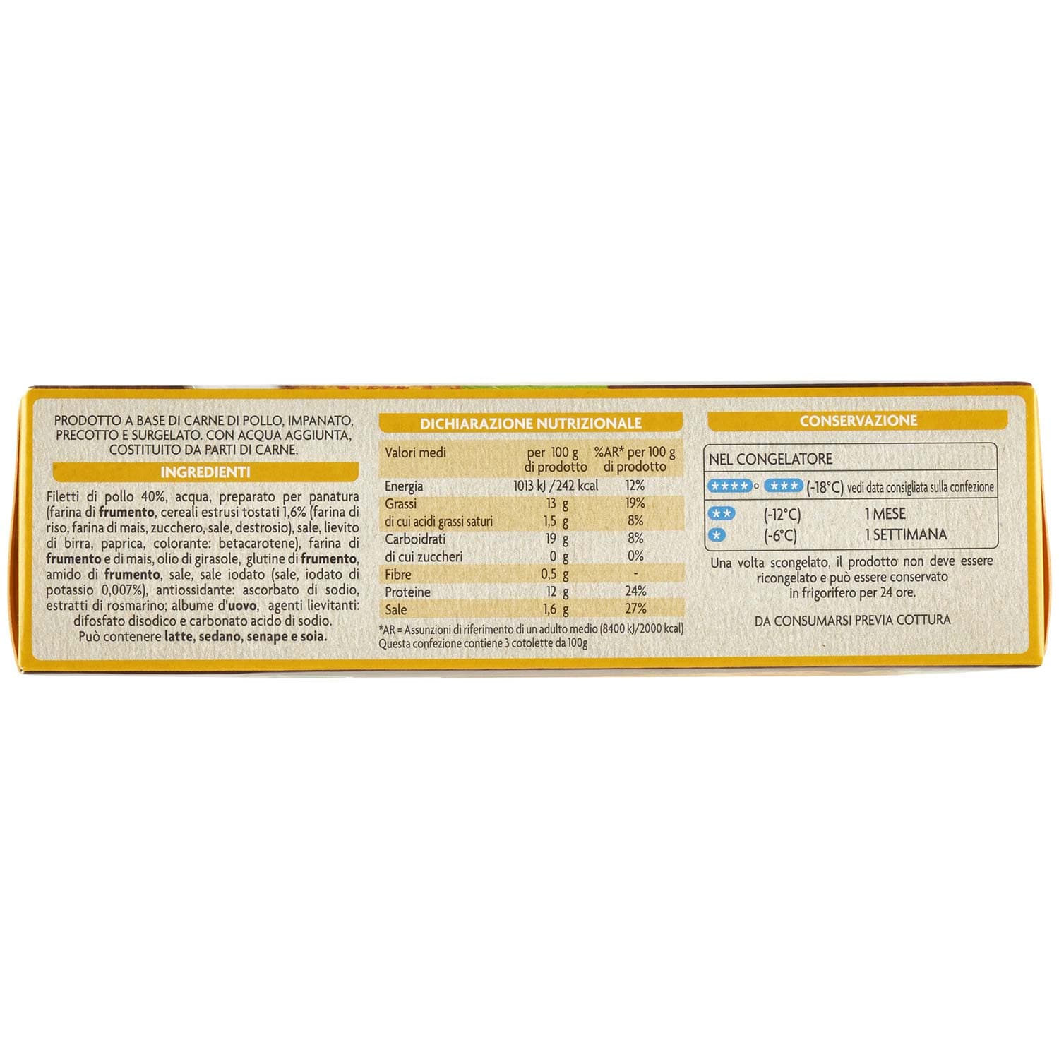 PAM Qualità per te Cotoletta di Pollo croccante surgelate 3 x 100 g – immagine 7
