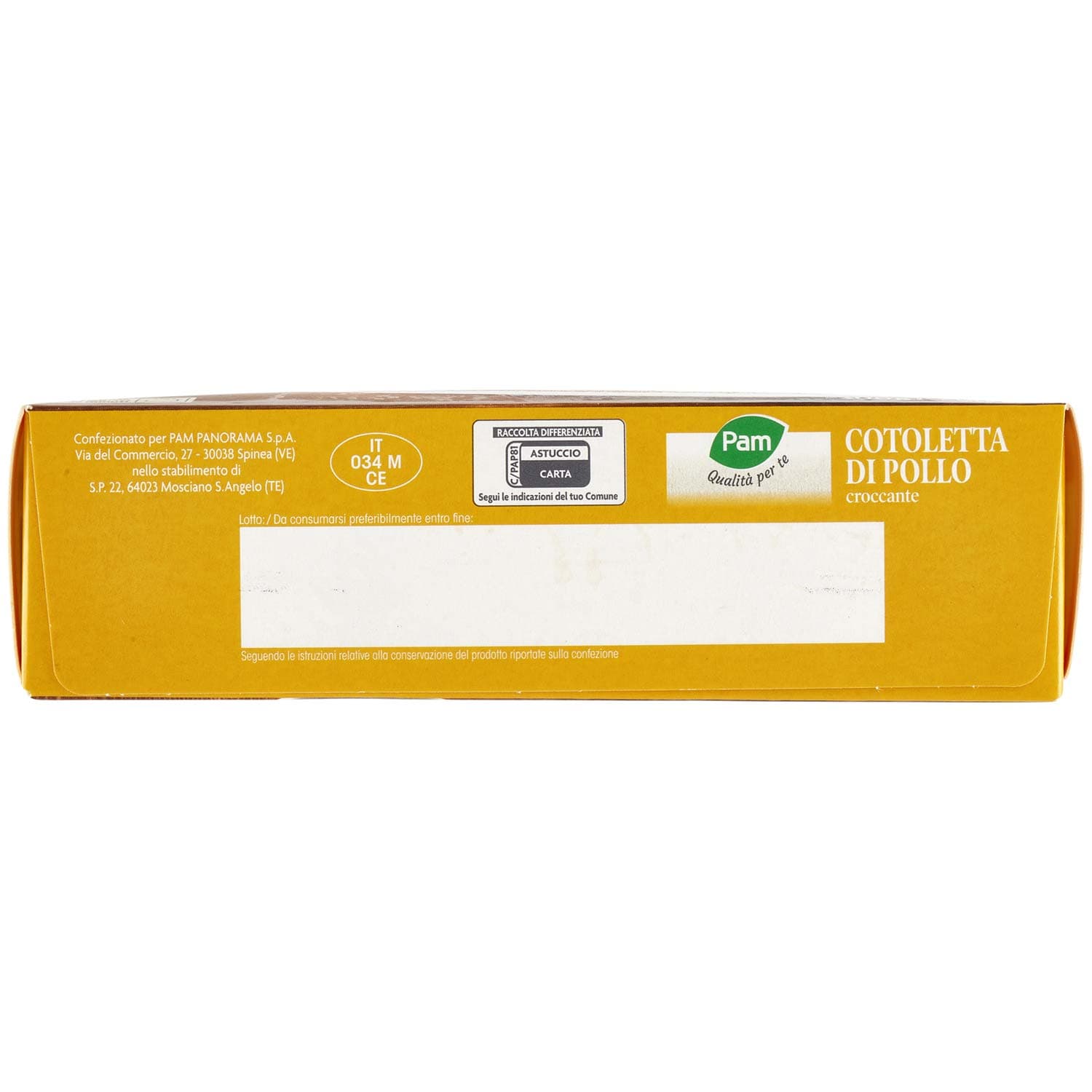 PAM Qualità per te Cotoletta di Pollo croccante surgelate 3 x 100 g – immagine 8