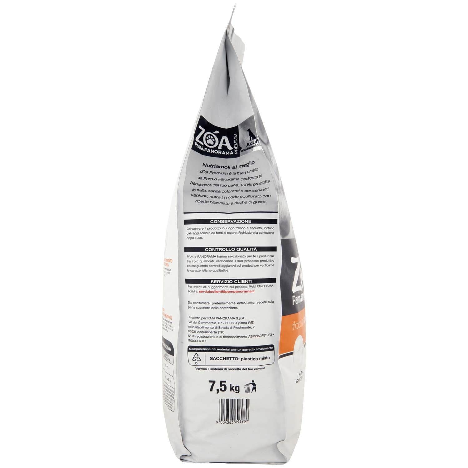 ZOA PREMIUM Adult medium/large ricco in pollo fresco e riso 7,5 kg – immagine 4