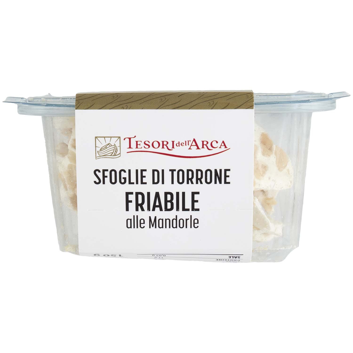 TESORI DELL'ARCA Sfoglie di Torrone Friabile alla Mandorle 150 g – immagine 8