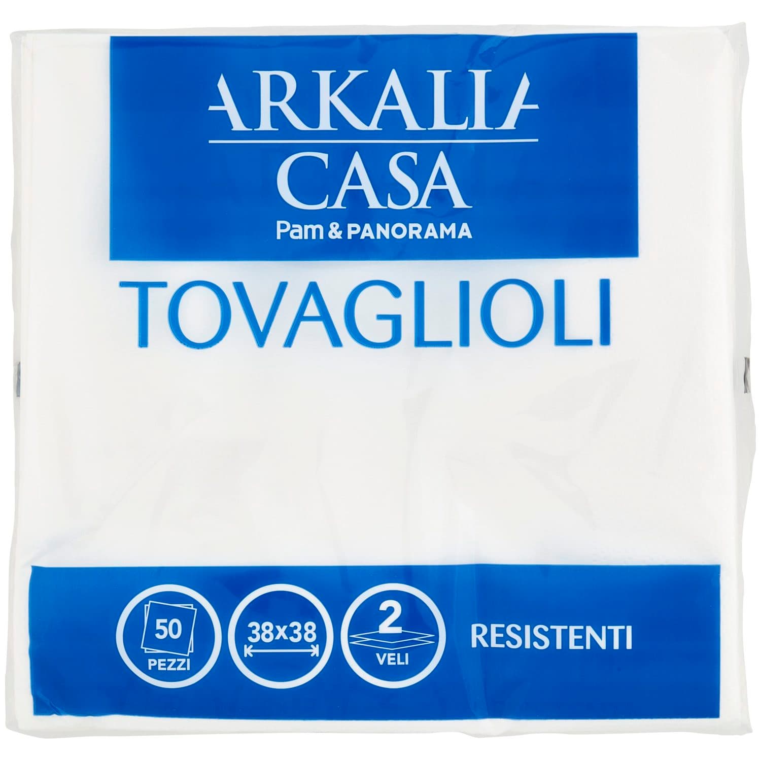 ARKALIA CASA Tovaglioli Resistenti 2 Veli 38x38 50 pz – immagine 3
