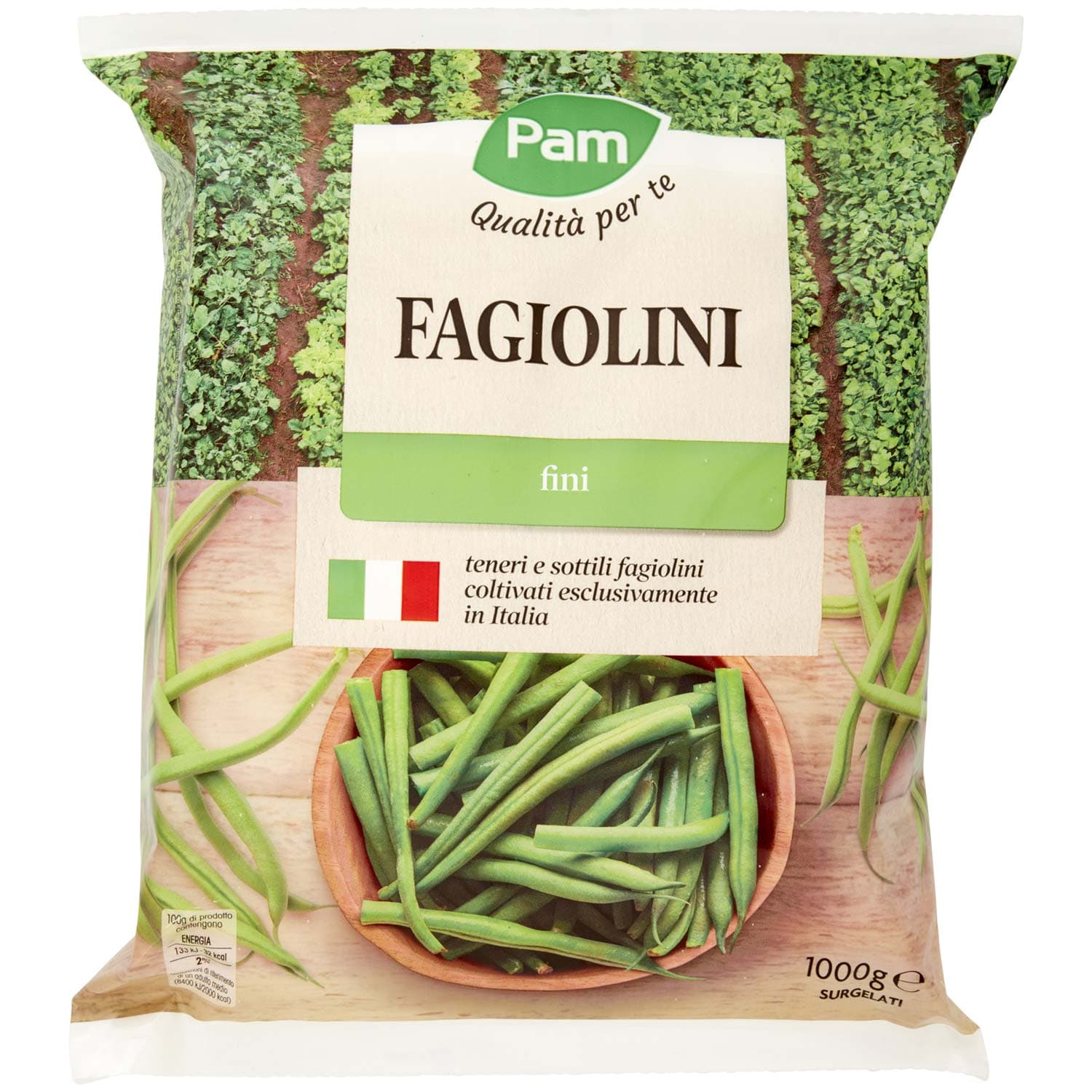 PAM PANORAMA Fagiolini Fini surgelati 1 kg – immagine 3