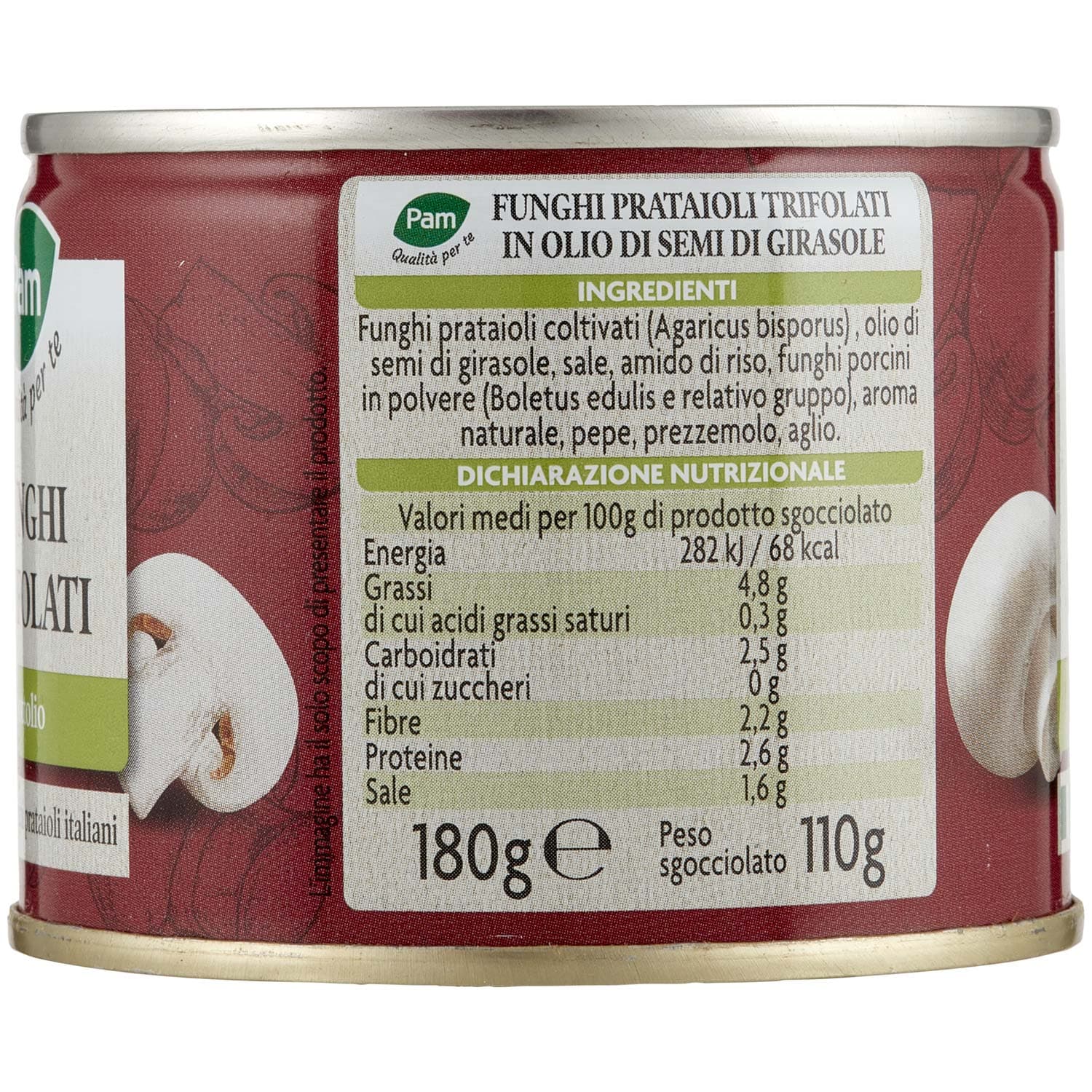 PAM PANORAMA Funghi Prataioli trifolati 180 g – immagine 4
