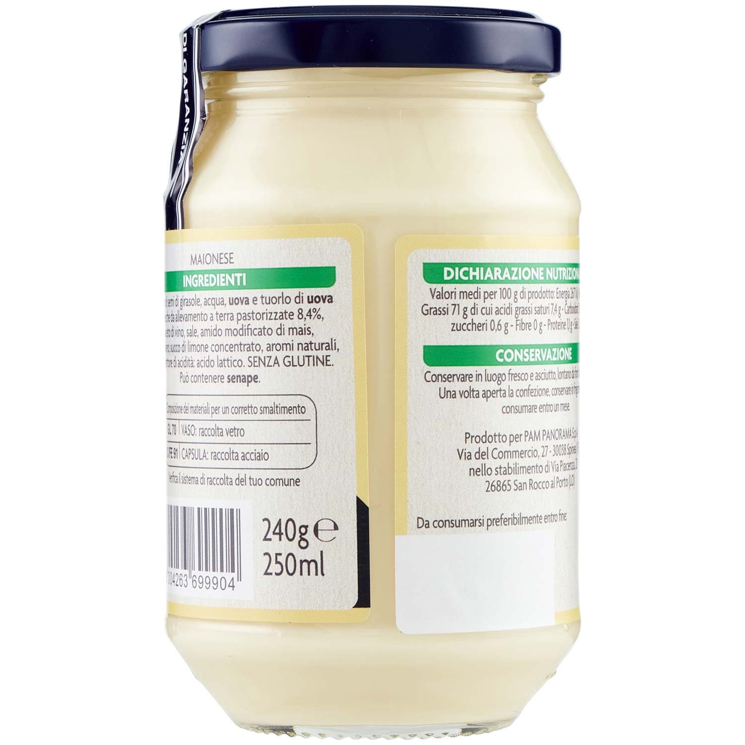 PAM Qualità per te Maionese 240 g – immagine 5