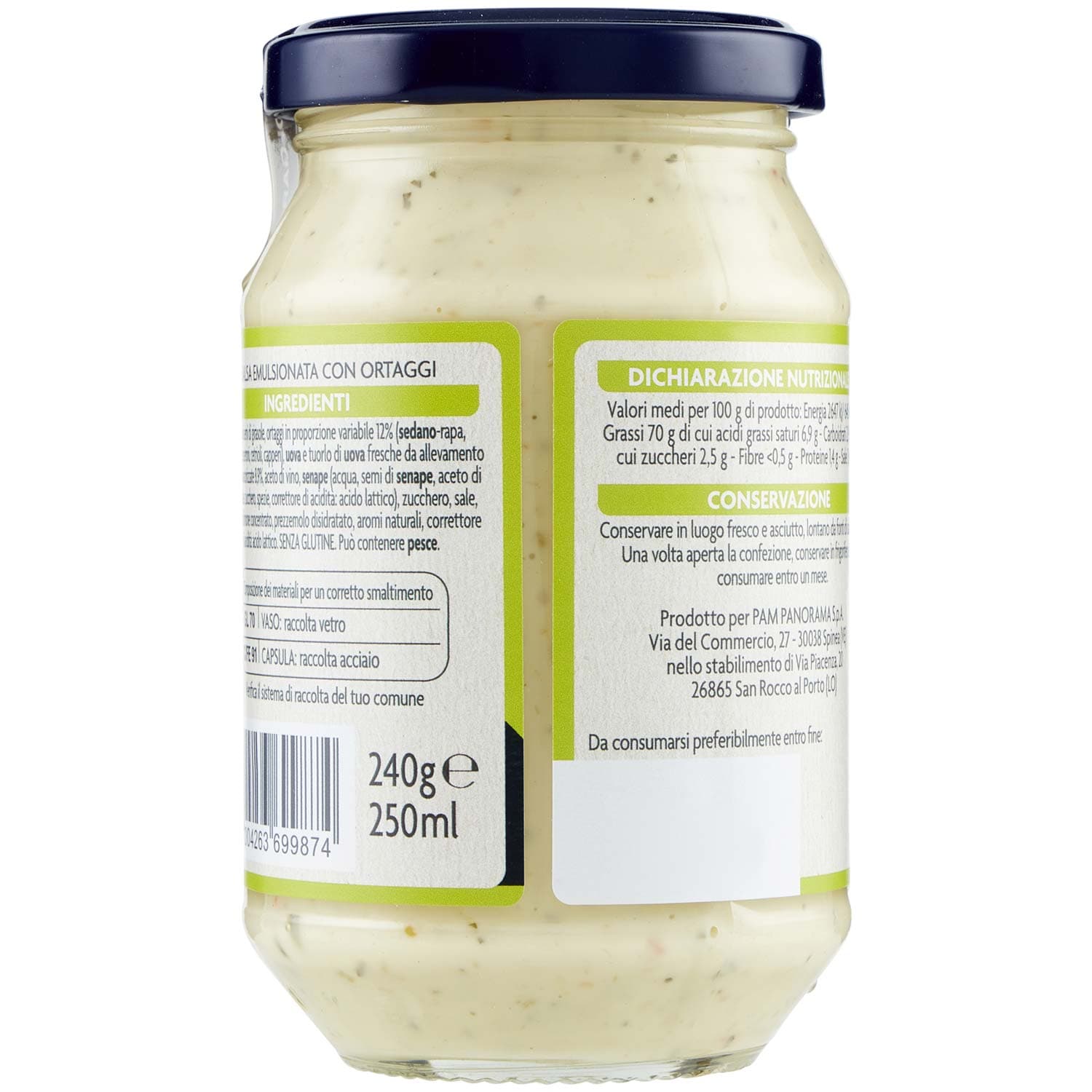 PAM Qualità per te Salsa Tartara 240 g – immagine 5