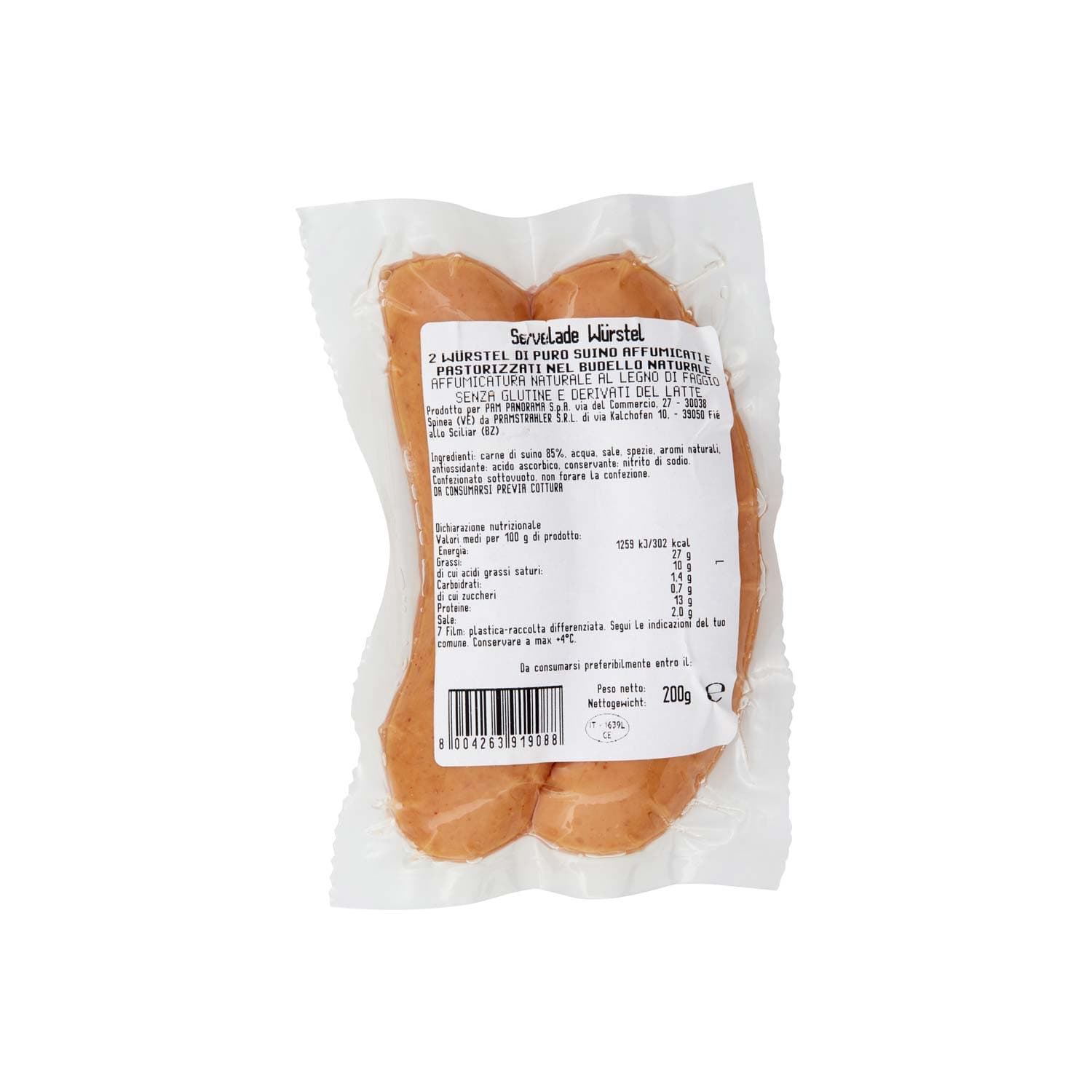 TESORI DELL'ARCA Würstel Artigianali Altoatesini 200 g – immagine 5