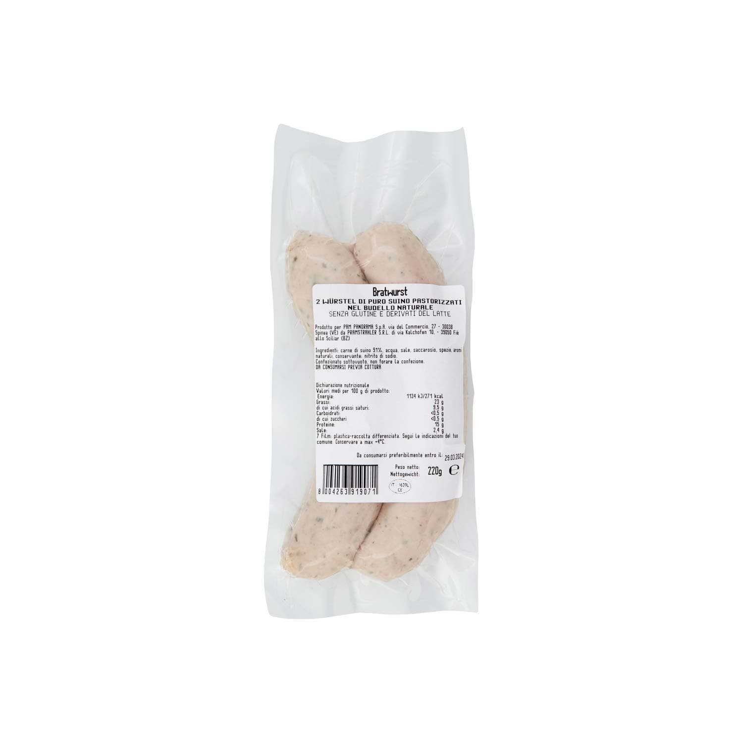 TESORI DELL'ARCA Würstel Artigianali Altoatesini 220 g – immagine 5