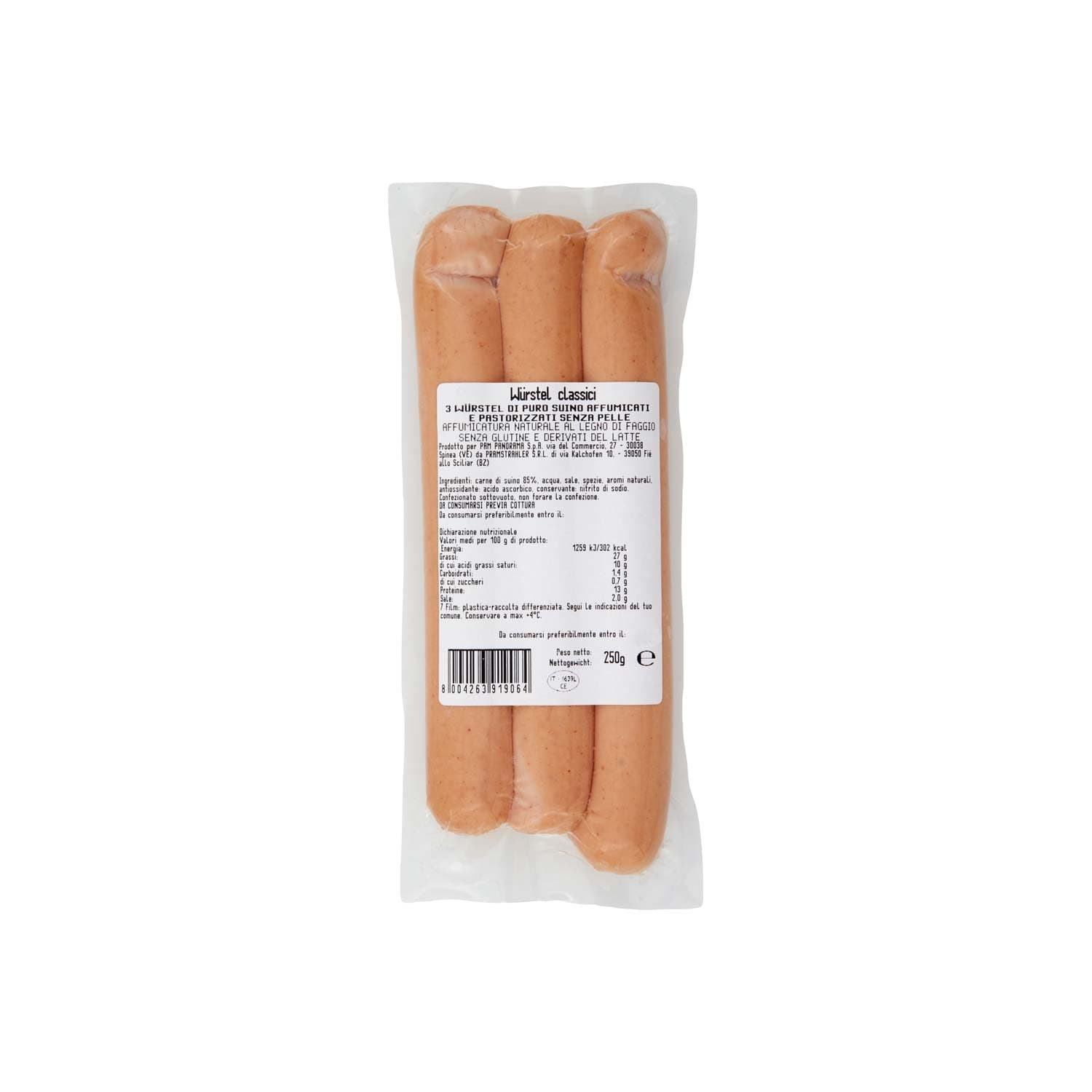 TESORI DELL'ARCA Würstel Artigianali Altoatesini 250 g – immagine 5
