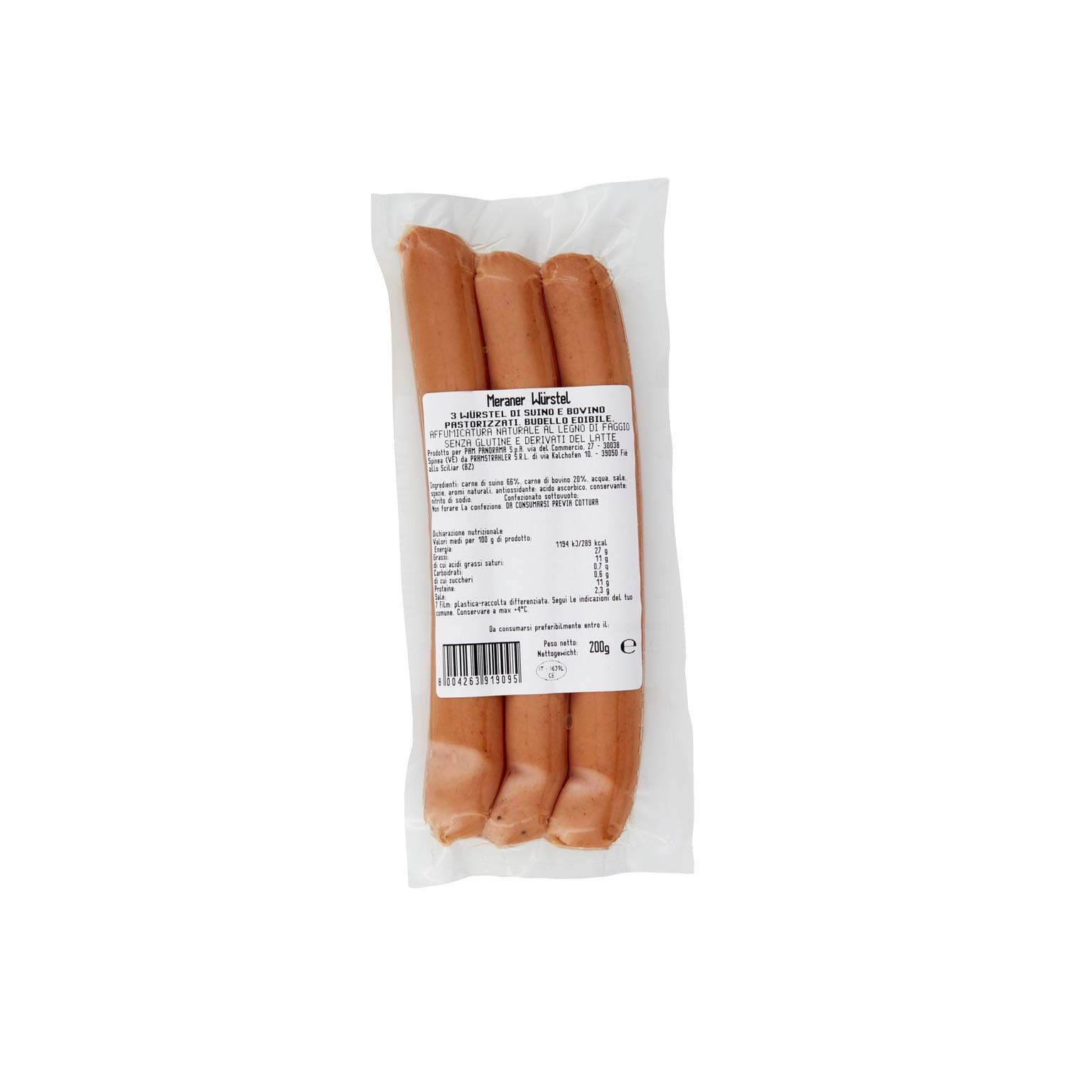 TESORI DELL'ARCA Würstel Artigianali Altoatesini 200 g – immagine 5
