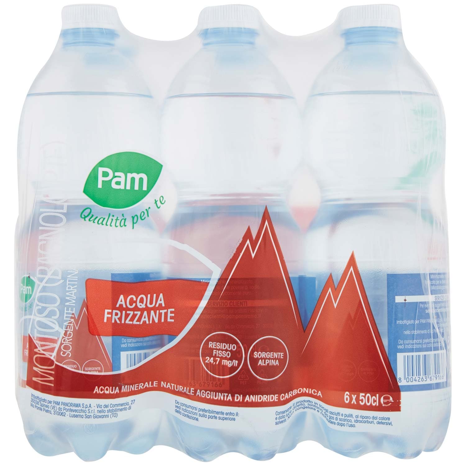 PAM Qualità per te Acqua Frizzante 6 x 0,50 cl – immagine 3