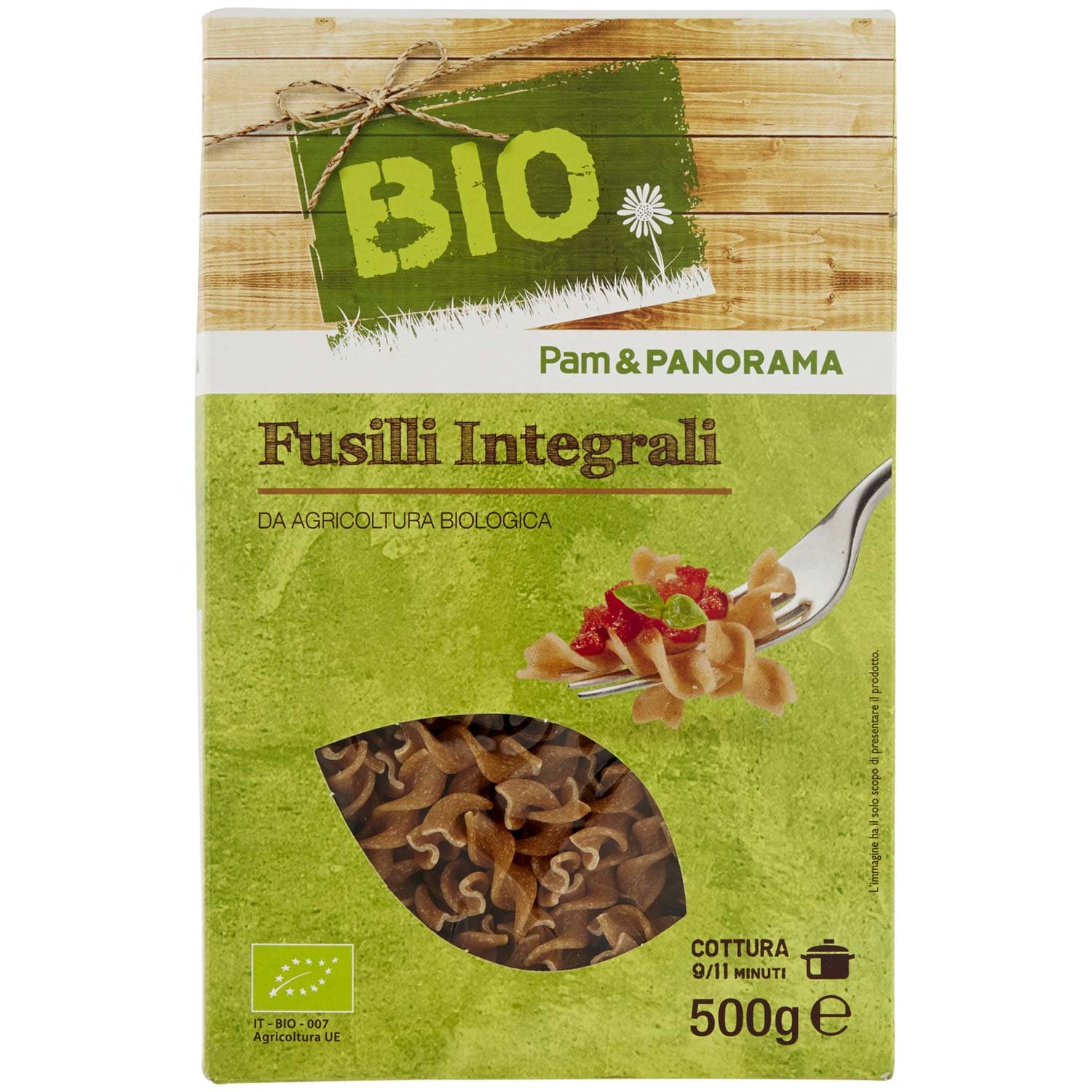 BIO Fusilli Integrali 500 g – immagine 3