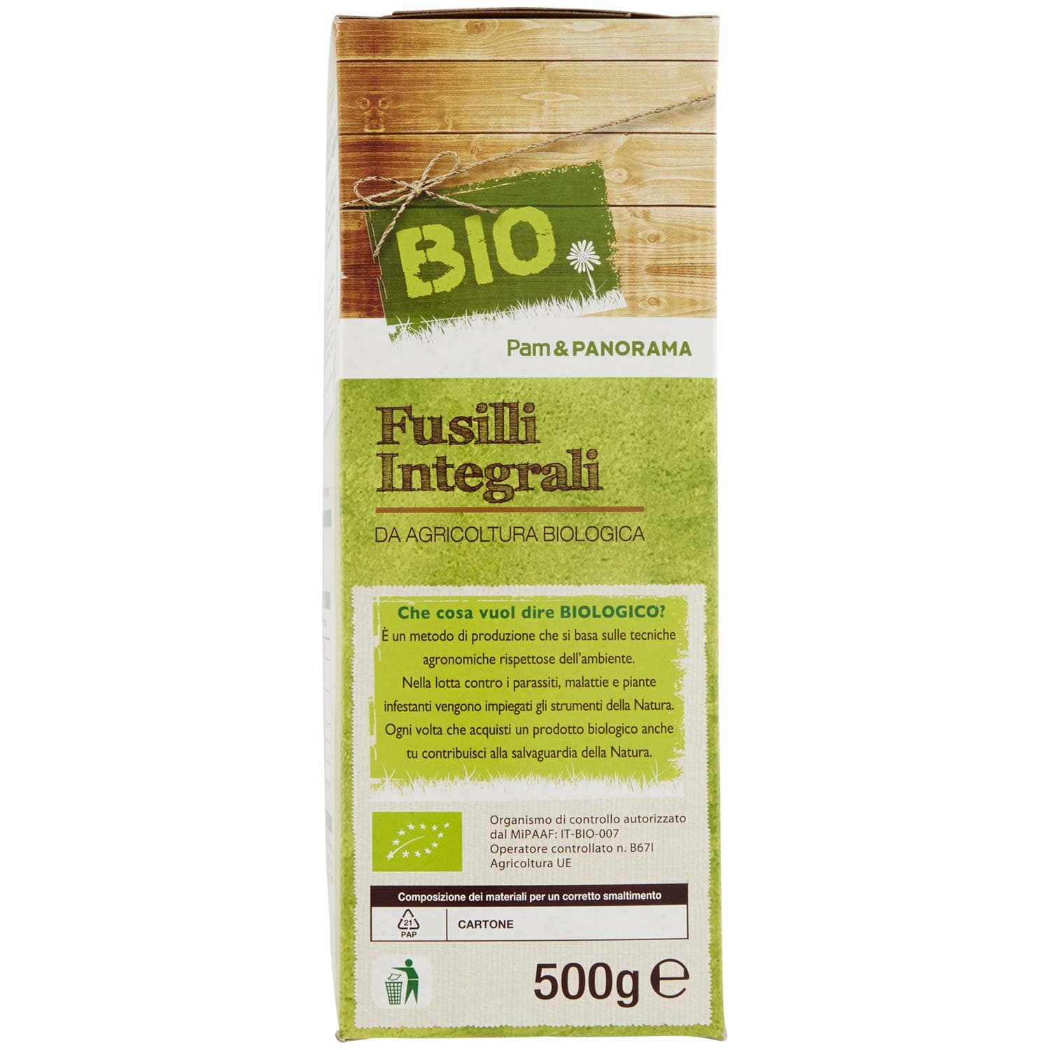 BIO Fusilli Integrali 500 g – immagine 4