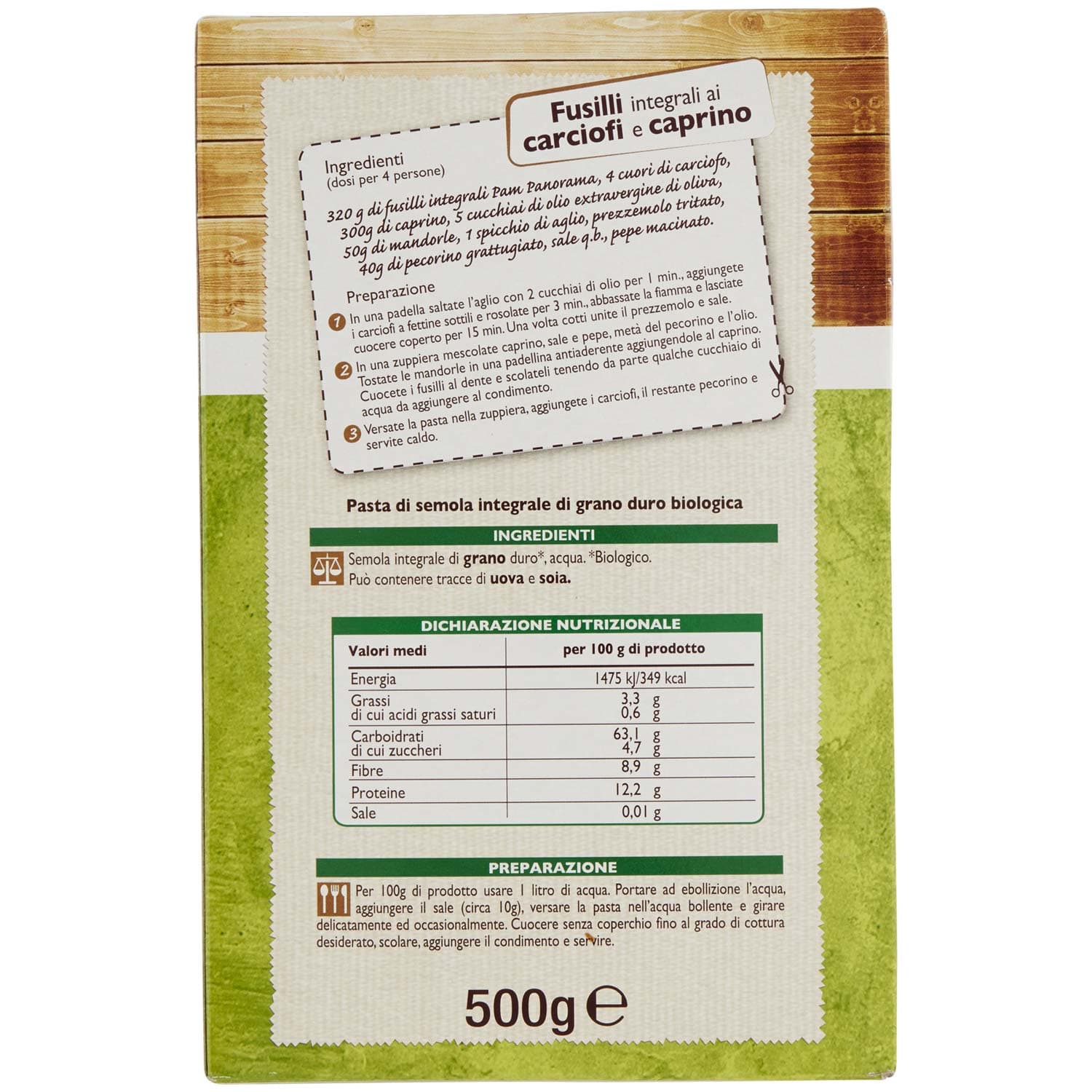 BIO Fusilli Integrali 500 g – immagine 5