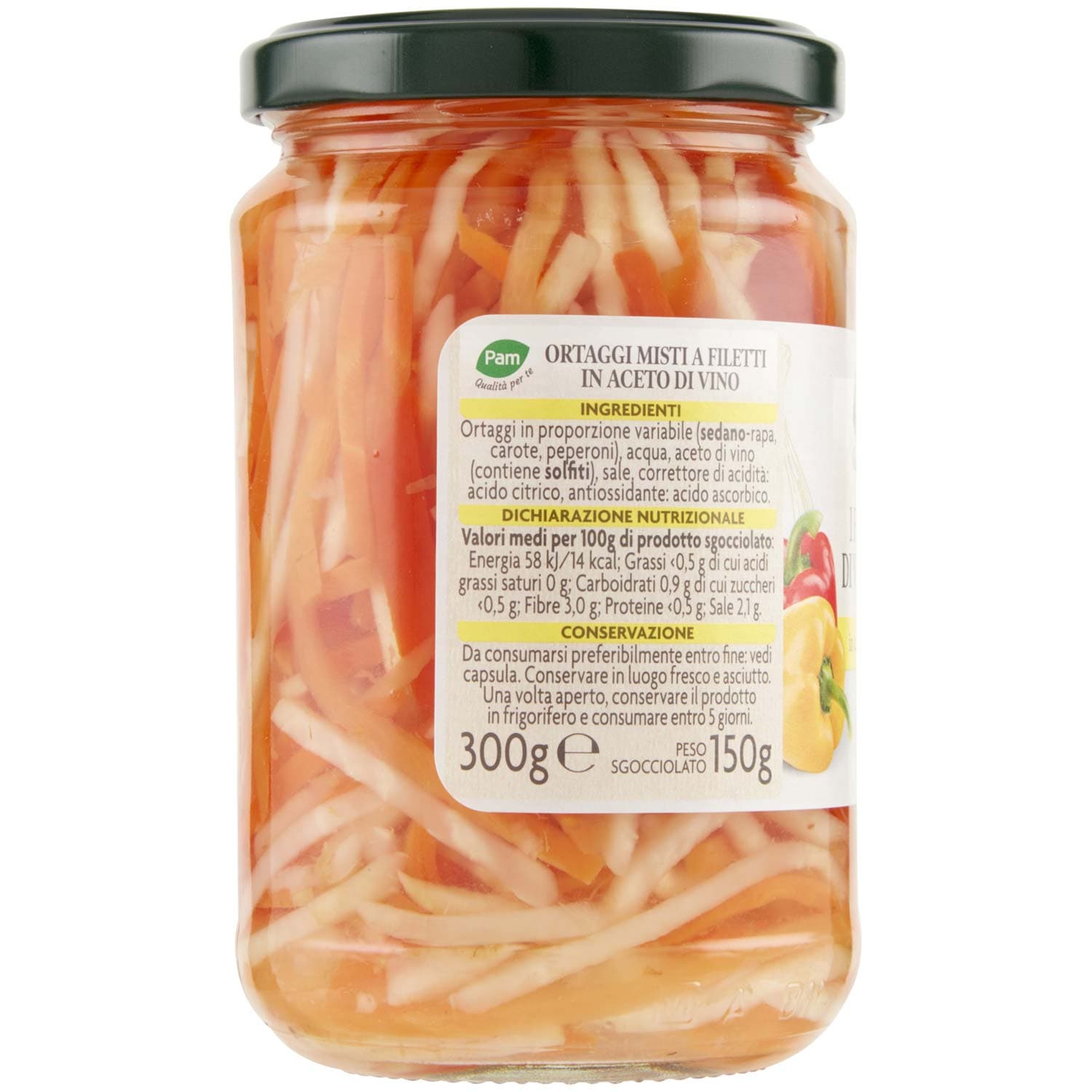 PAM PANORAMA Insalatina a Filetti in Aceto di Vino 300 g – immagine 4