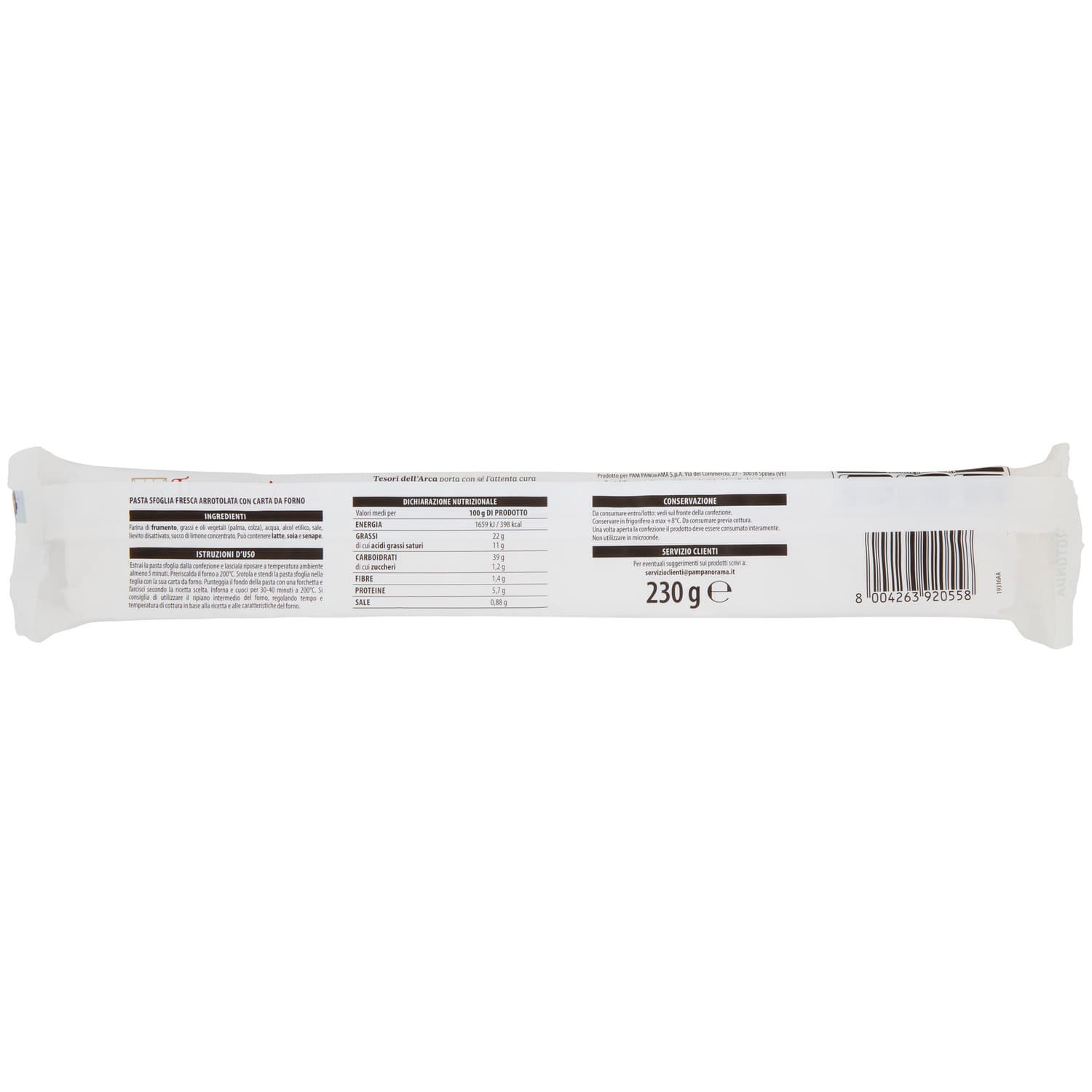 TESORI DELL'ARCA Gran Sfoglia Rotonda 230 g – immagine 8