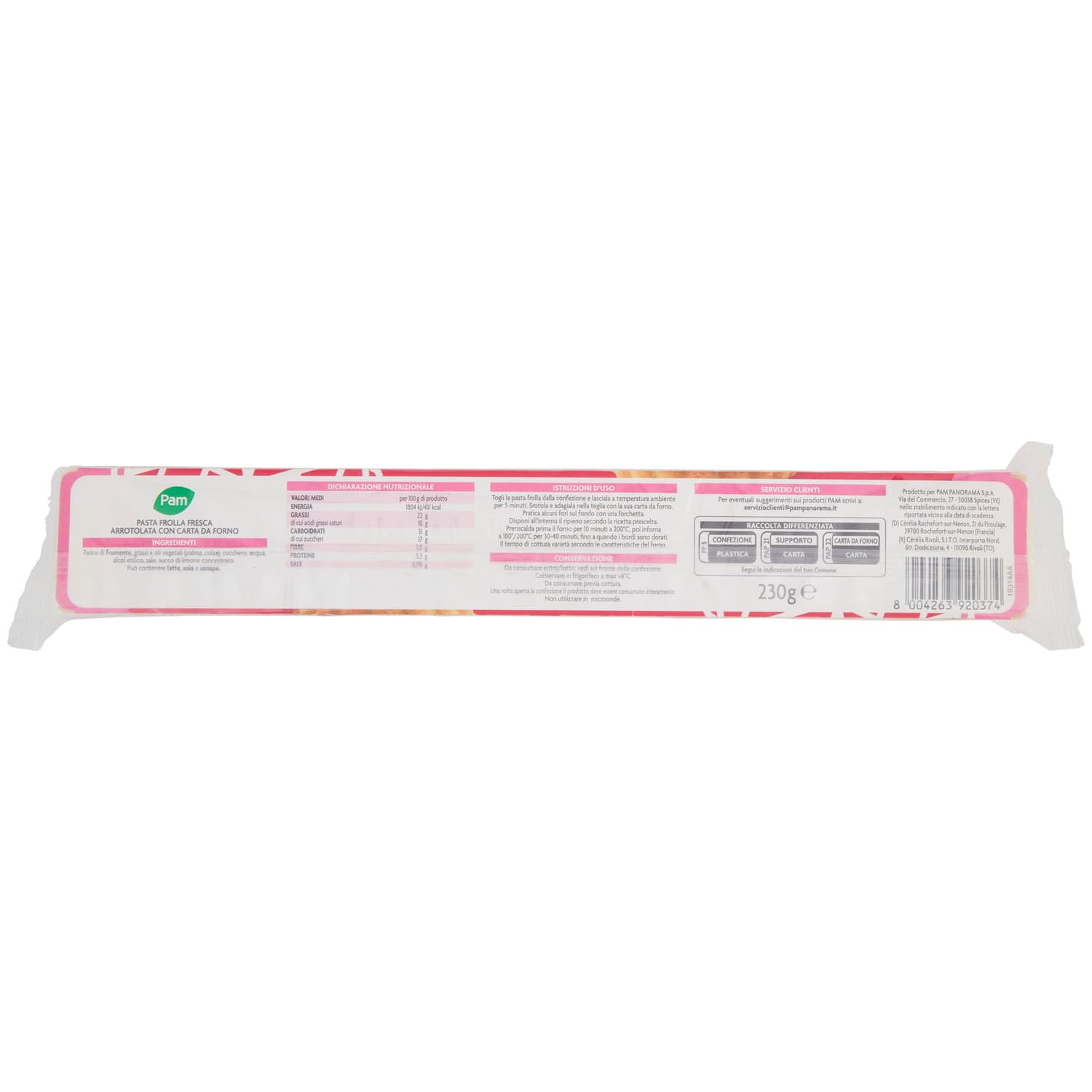 PAM Pasta Frolla Rotonda 230 g – immagine 8