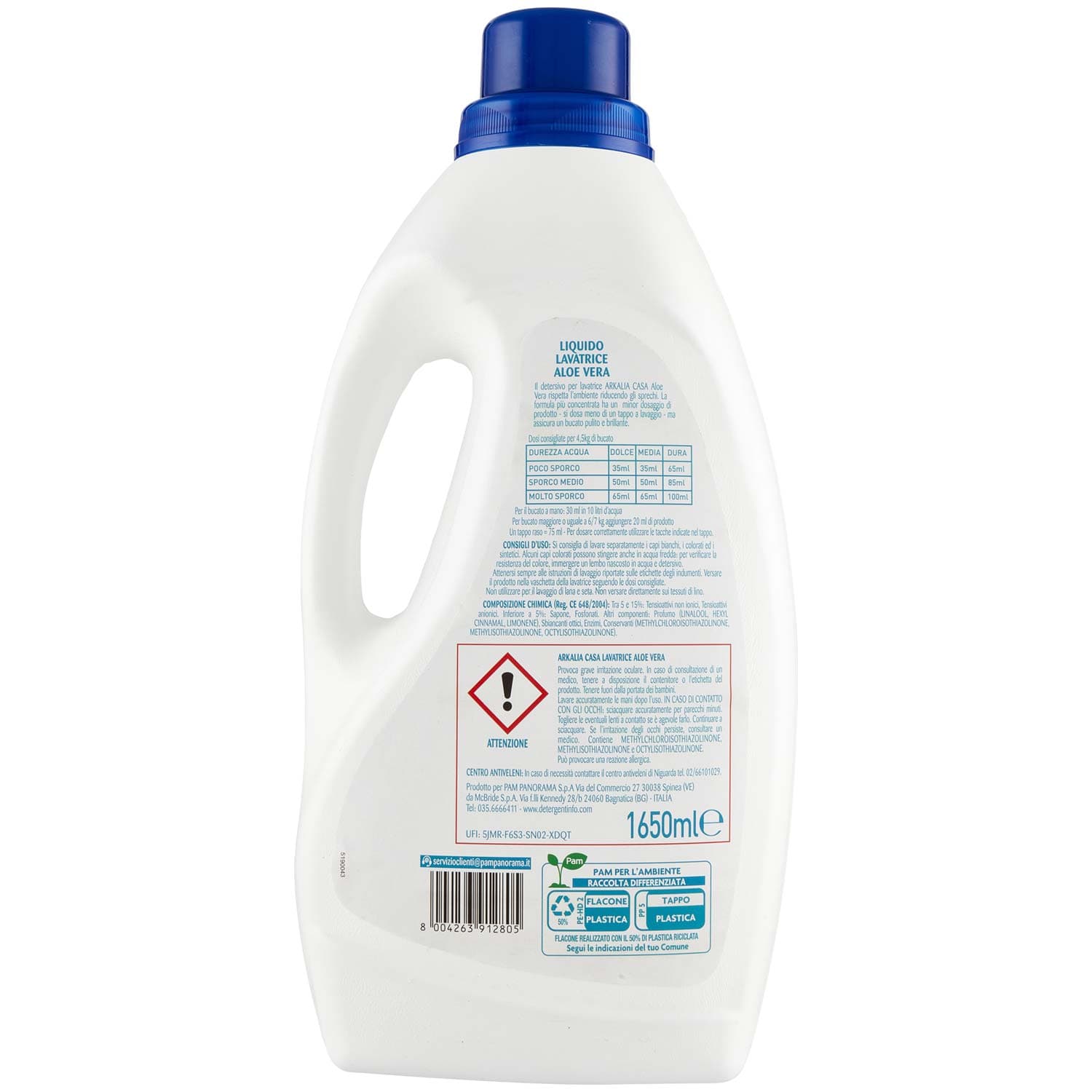 ARKALIA CASA Lavatrice Aloe Vera 1650 ml – immagine 5