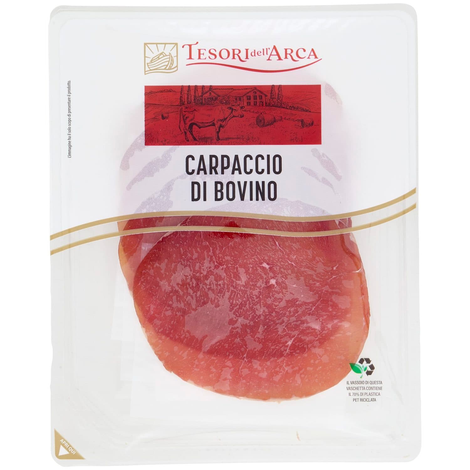 TESORI DELL'ARCA Carpaccio di Bovino 80 g – immagine 3