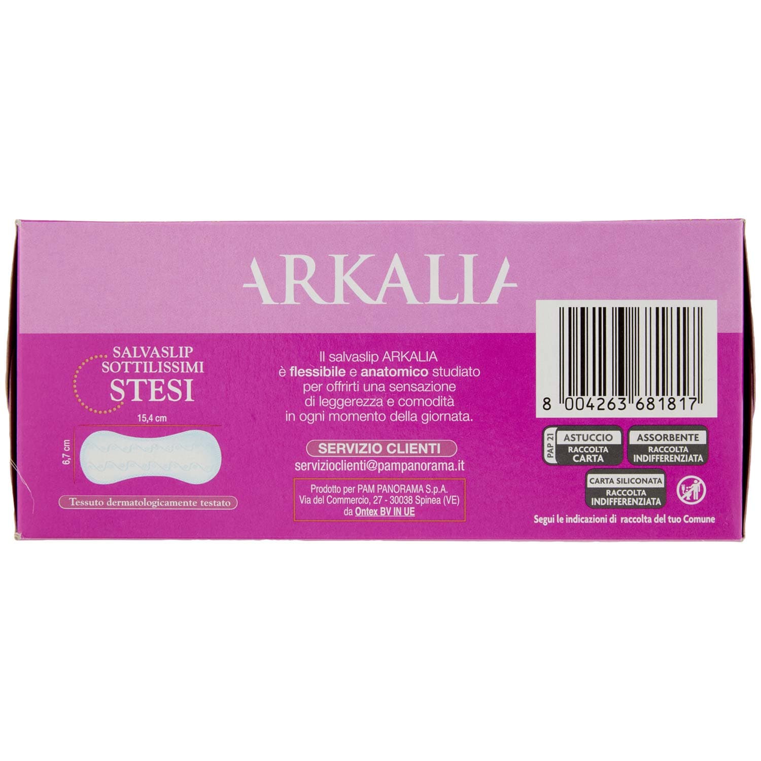 ARKALIA Salvaslip Stesi Sottilissimi 32 pz – immagine 5
