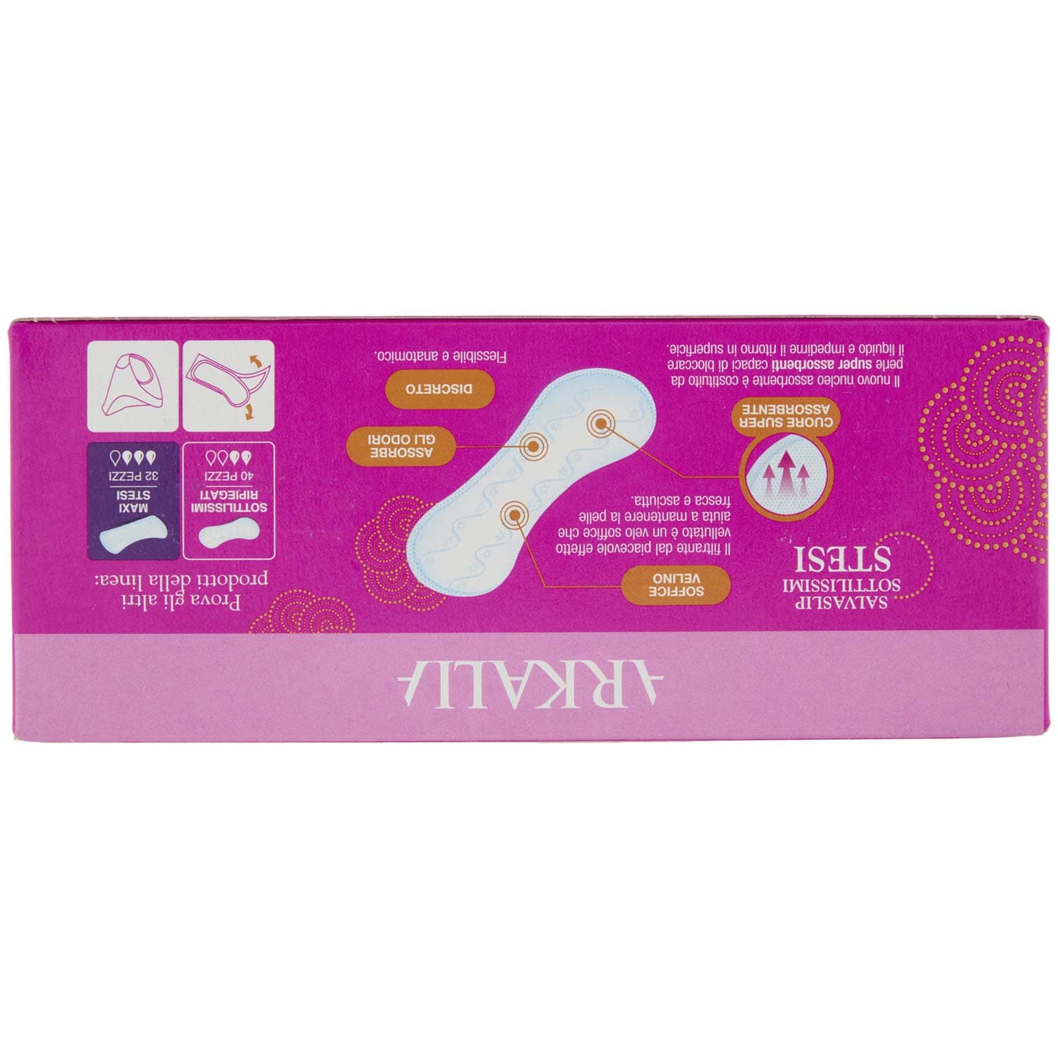 ARKALIA Salvaslip Stesi Sottilissimi 32 pz – immagine 8