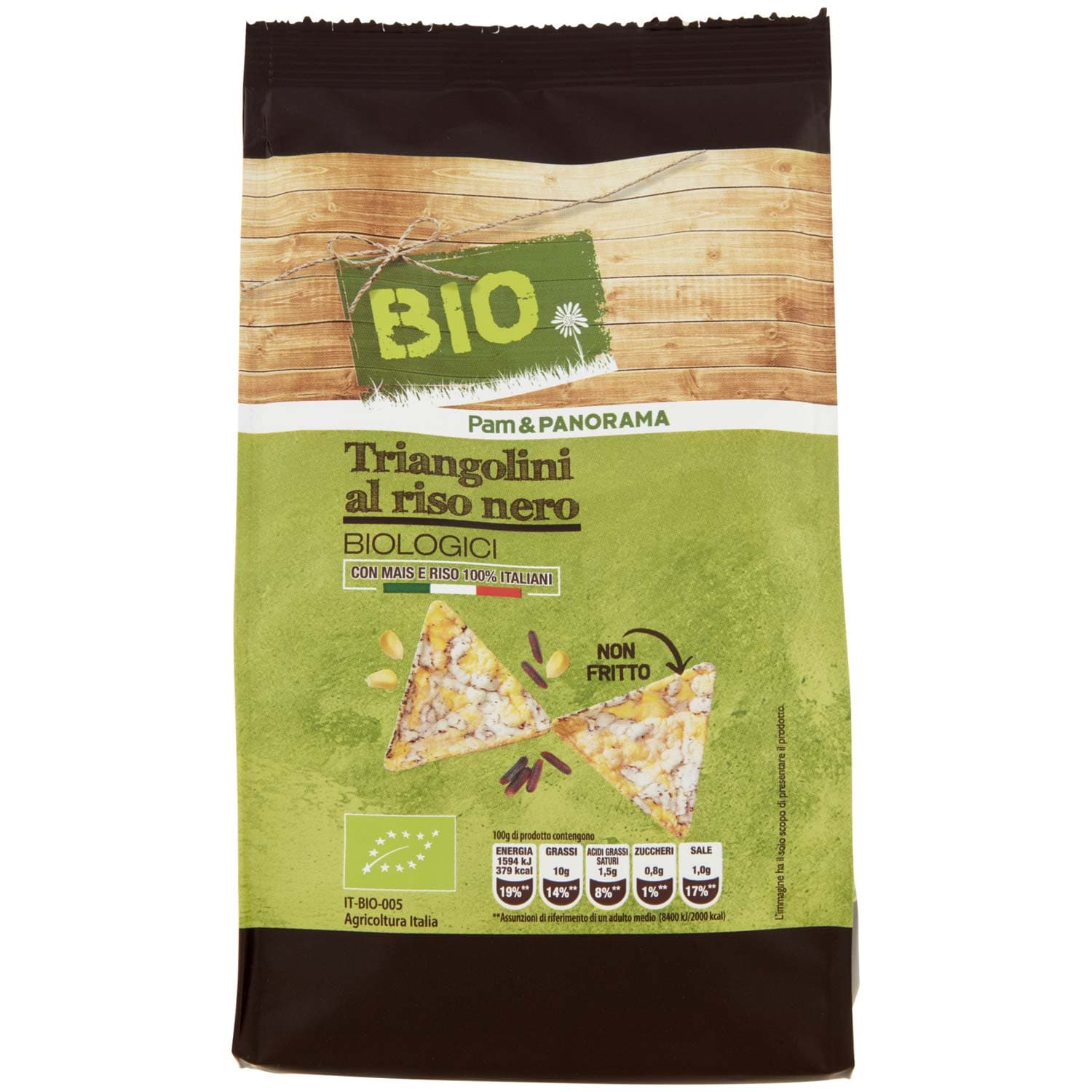 BIO Triangolini al riso nero Biologici 80 g – immagine 3