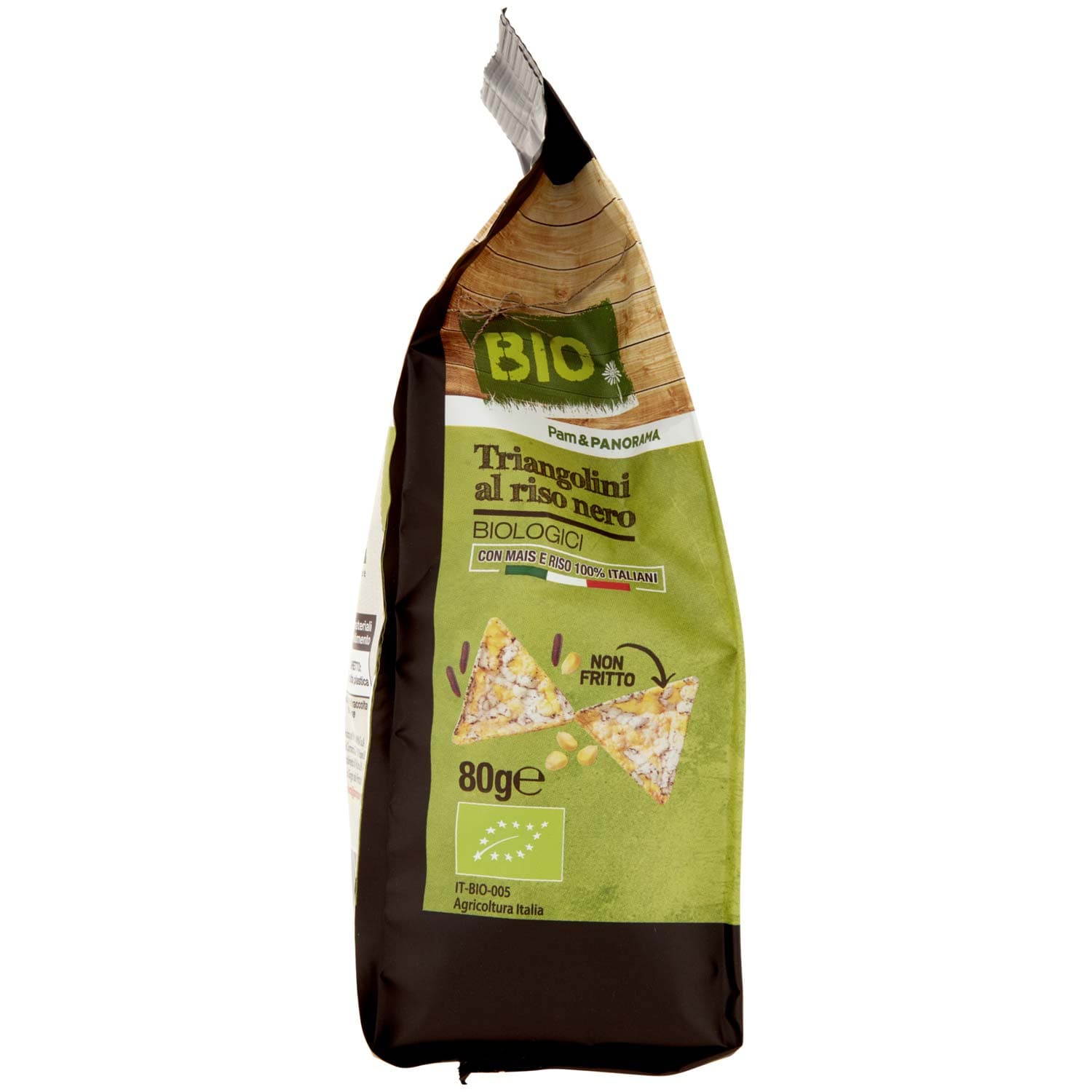 BIO Triangolini al riso nero Biologici 80 g – immagine 4