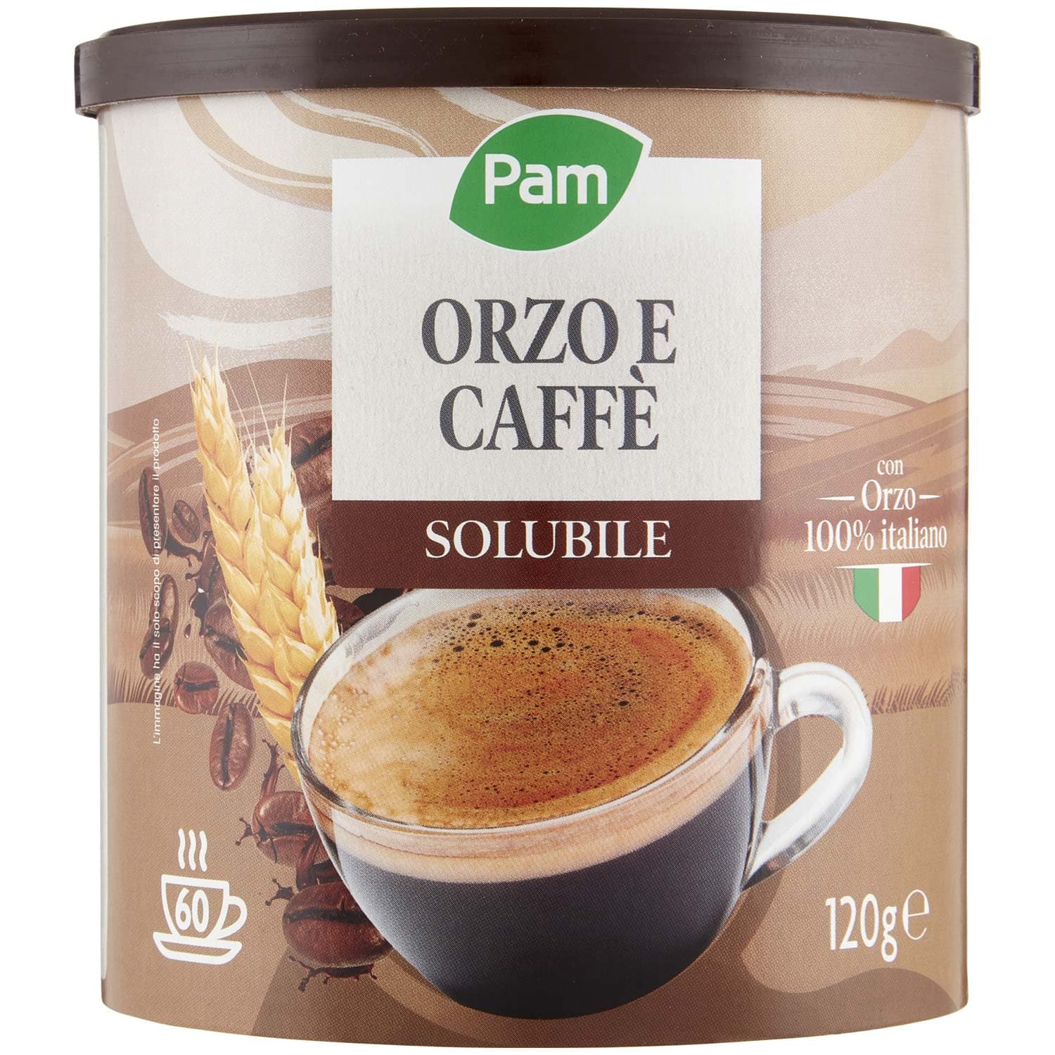 PAM Qualità per te Orzo e Caffè solubile 120 g – immagine 3