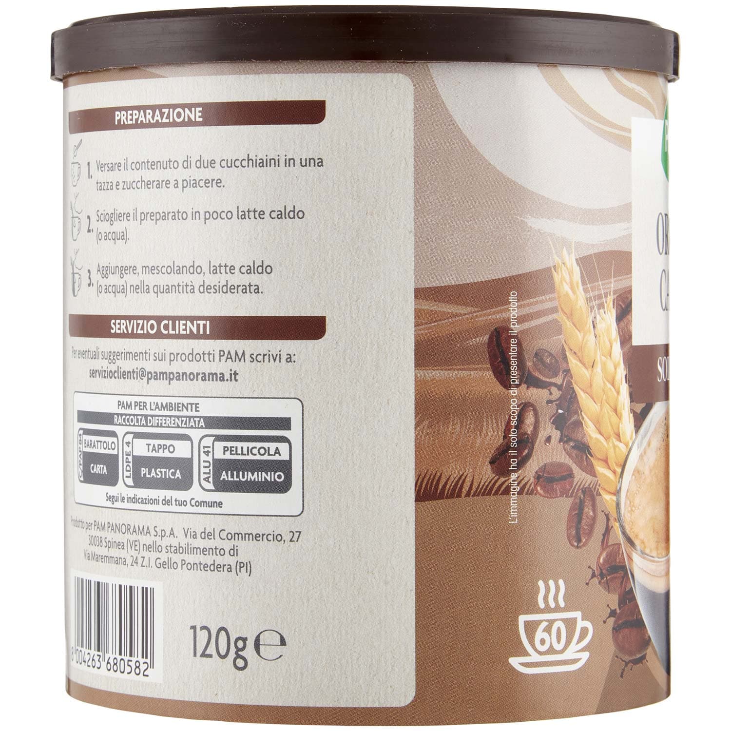 PAM Qualità per te Orzo e Caffè solubile 120 g – immagine 4