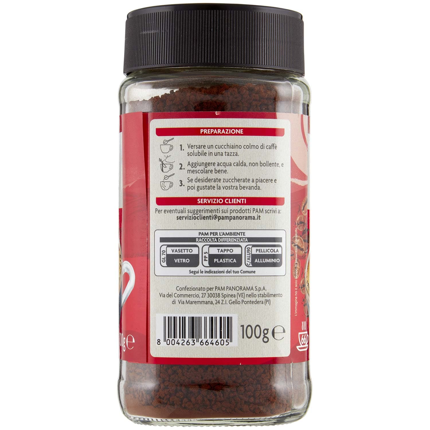 PAM Qualità per te Caffè Solubile 100 g – immagine 4