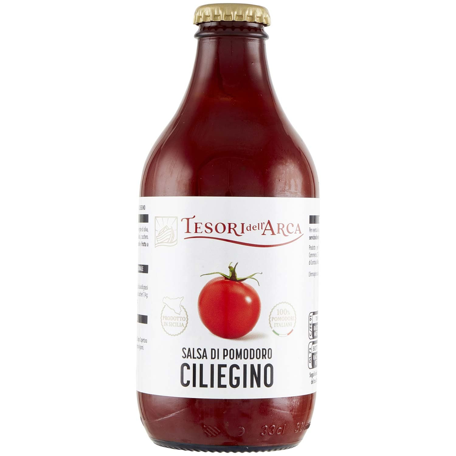 TESORI DELL'ARCA Salsa di Pomodoro Ciliegino 330 g – immagine 3