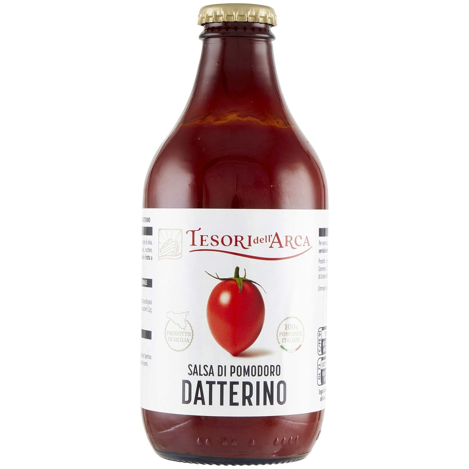TESORI DELL'ARCA Salsa di Pomodoro Datterino 330 g – immagine 3