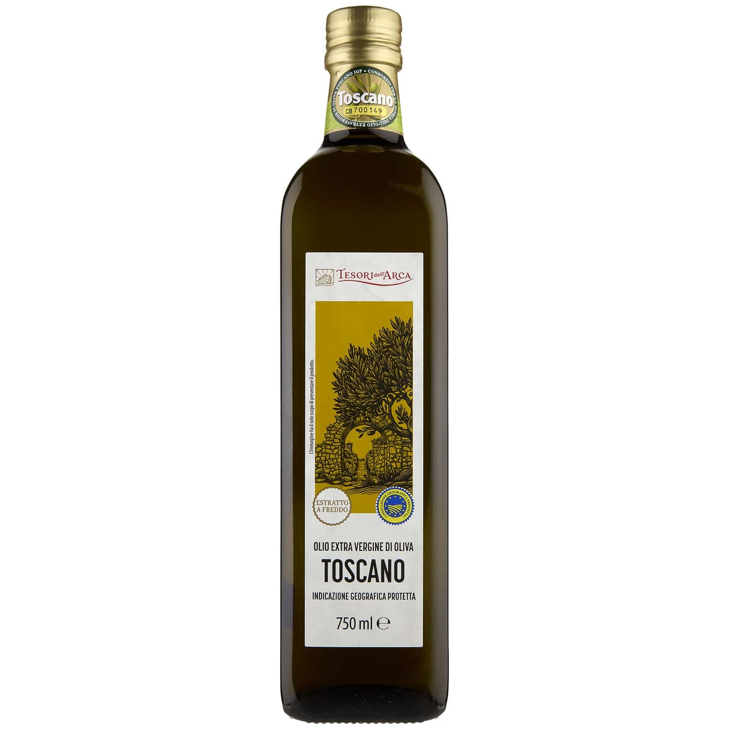 TESORI DELL'ARCA Olio Extra Vergine di Oliva Toscano IGP 750 ml – immagine 3