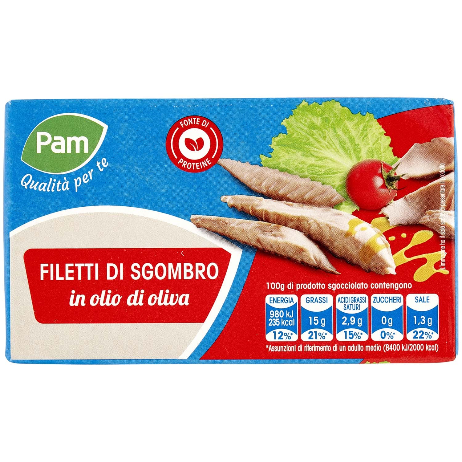 PAM PANORAMA Filetti di Sgombro 125 g – immagine 3