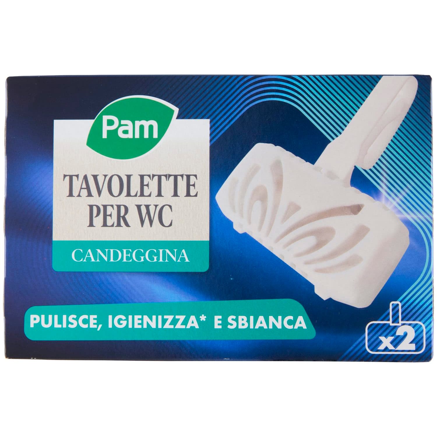 PAM PANORAMA Tavolette per WC con Candeggina 2 pz – immagine 3