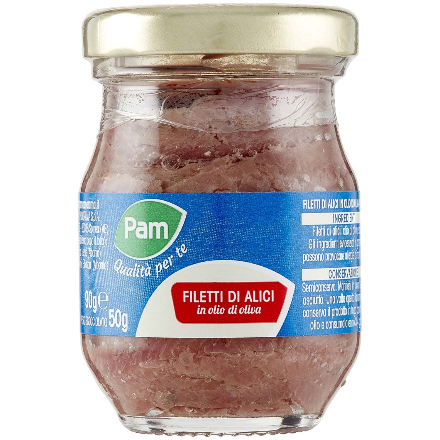 PAM PANORAMA Filetti di Alici in olio d'oliva 90 g – immagine 3