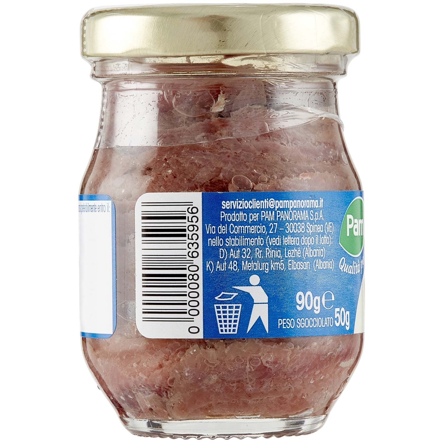 PAM PANORAMA Filetti di Alici in olio d'oliva 90 g – immagine 4
