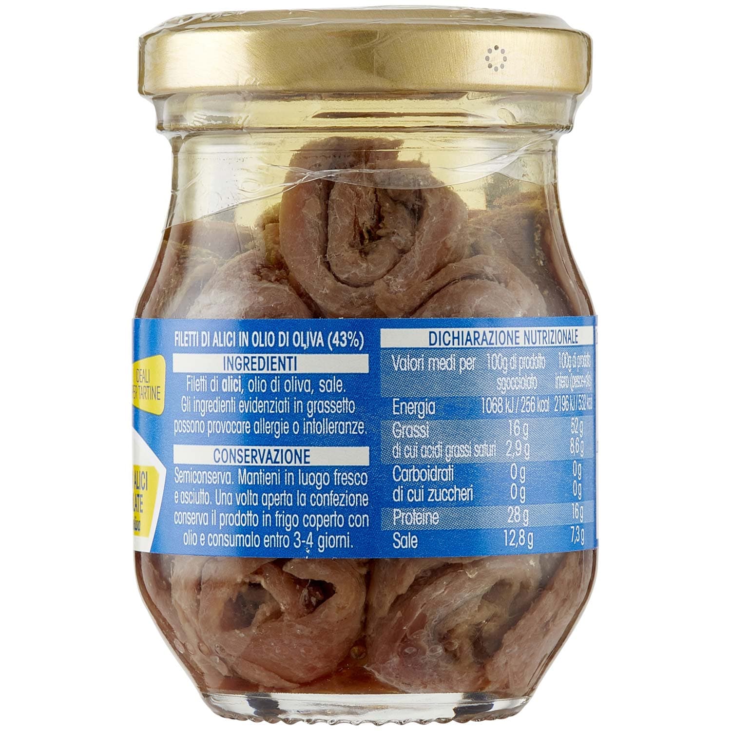 PAM PANORAMA Filetti di Alici Arrotolate in olio d'oliva 90 g – immagine 6