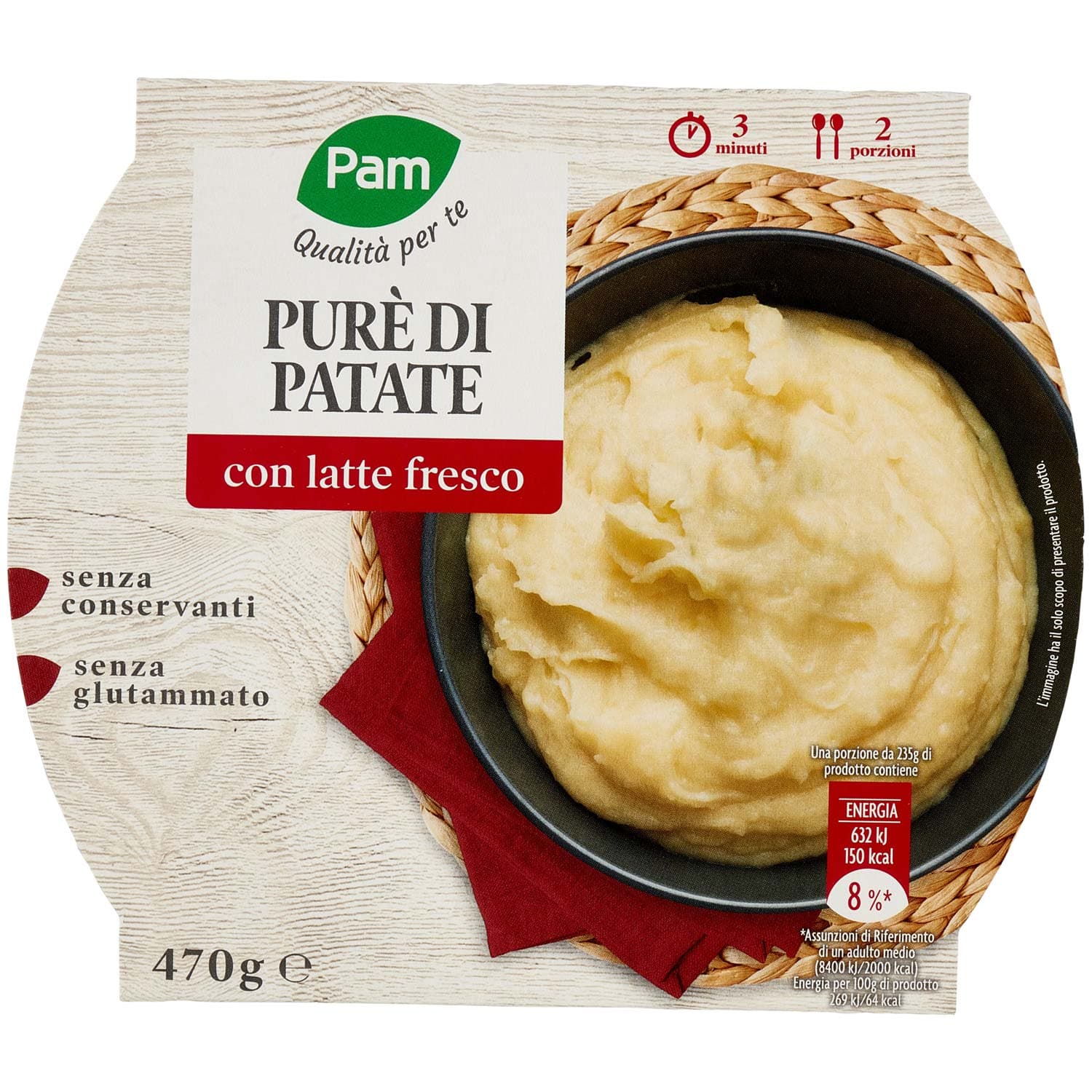PAM Qualità per te Purè di Patate 470 g – immagine 3