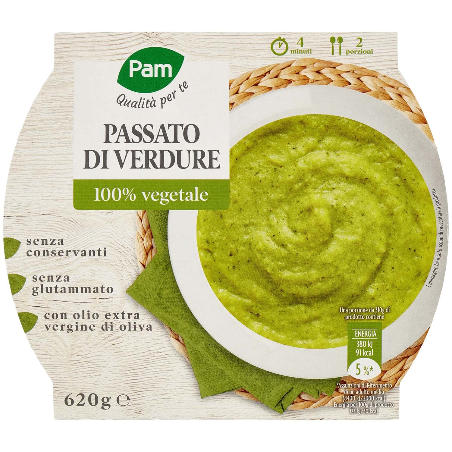I TESORI Passato di Verdure 620 g – immagine 3