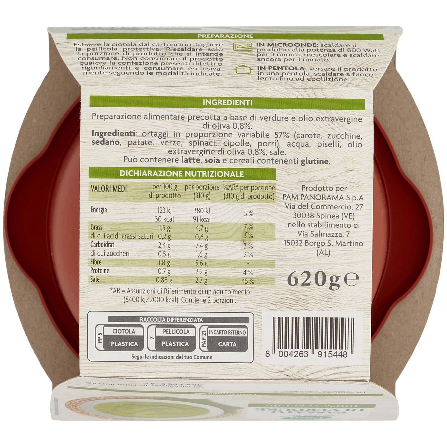 I TESORI Passato di Verdure 620 g – immagine 5