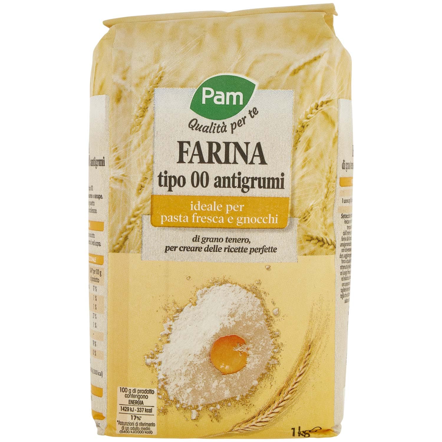 PAM PANORAMA Farina Tipo 00 Antigrumi 1 kg – immagine 5