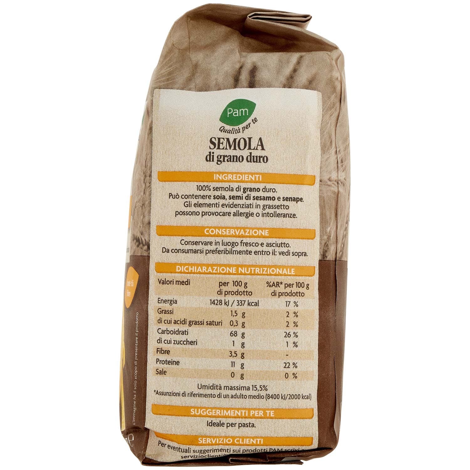 PAM PANORAMA Semola di Grano Duro 1 kg – immagine 6