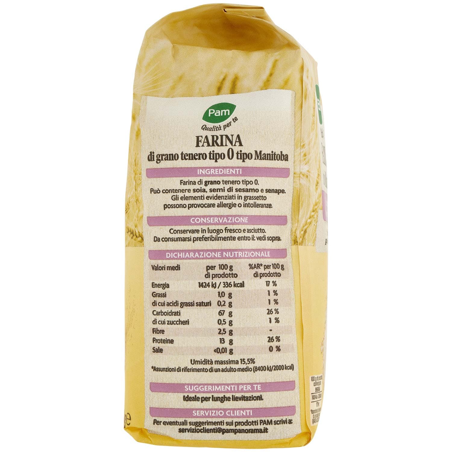 PAM PANORAMA Farina Manitoba 1 kg – immagine 6