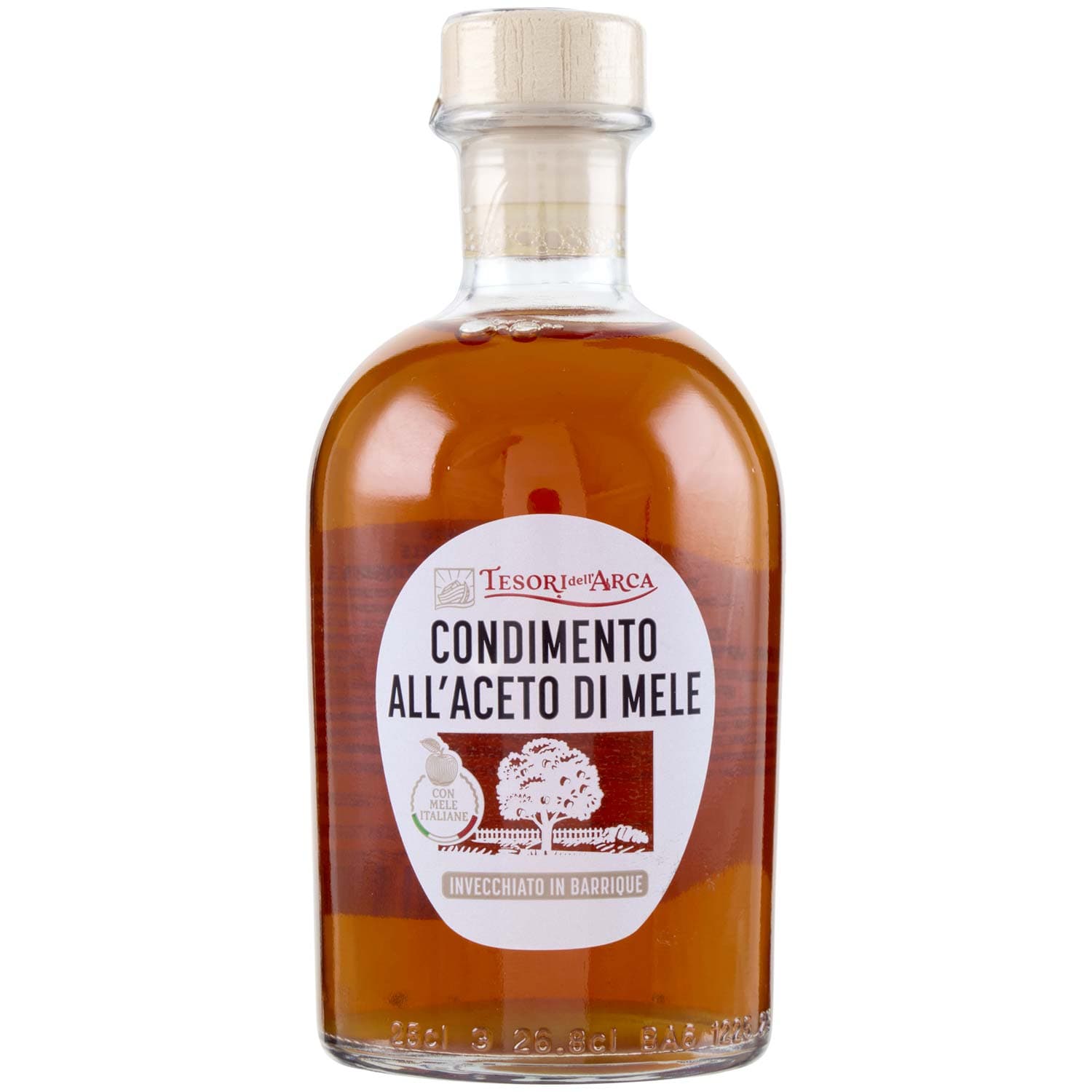 TESORI DELL'ARCA Condimento all'Aceto di Mele Invecchiato in Barrique 250 ml – immagine 3