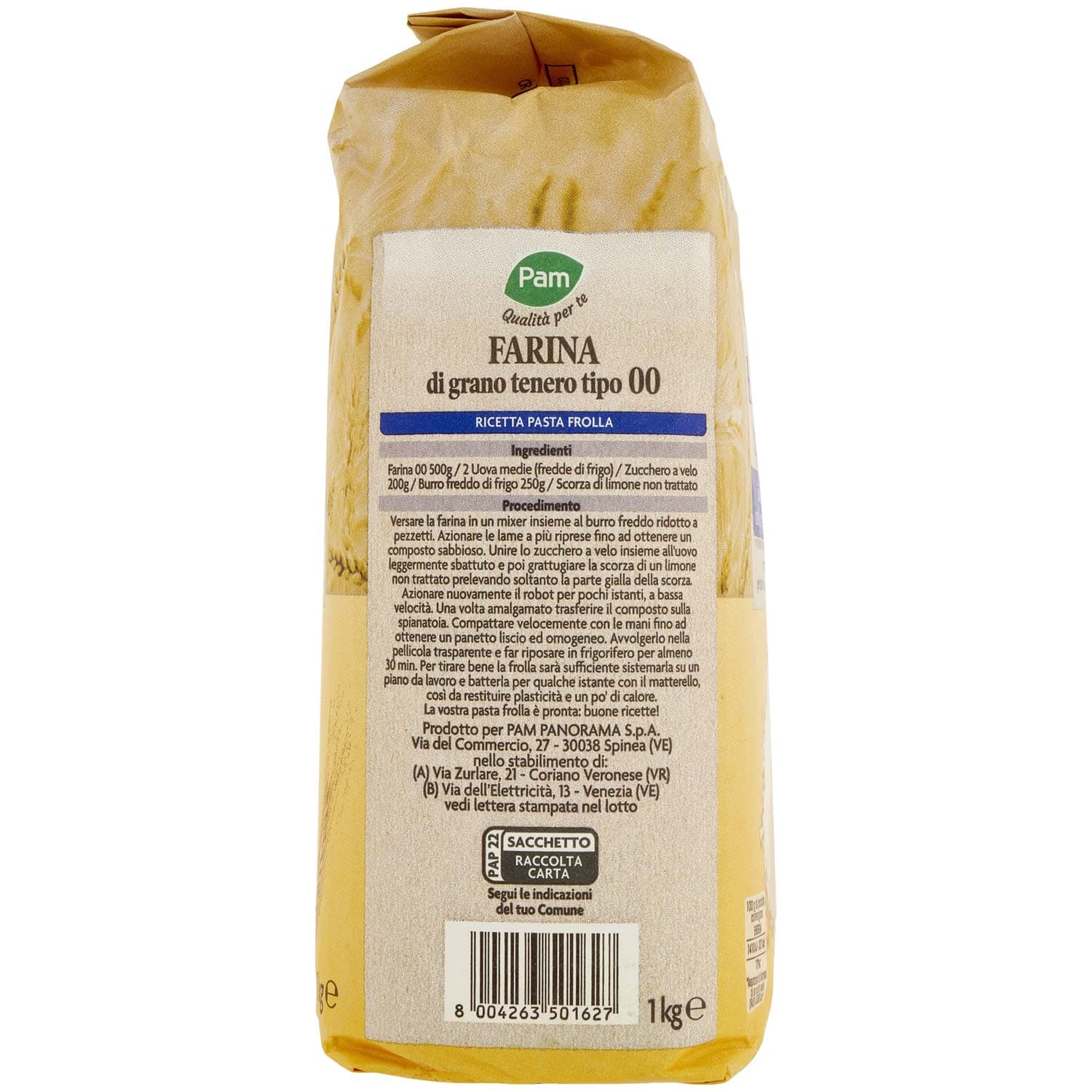 PAM PANORAMA Farina Tipo 00 1 kg – immagine 4