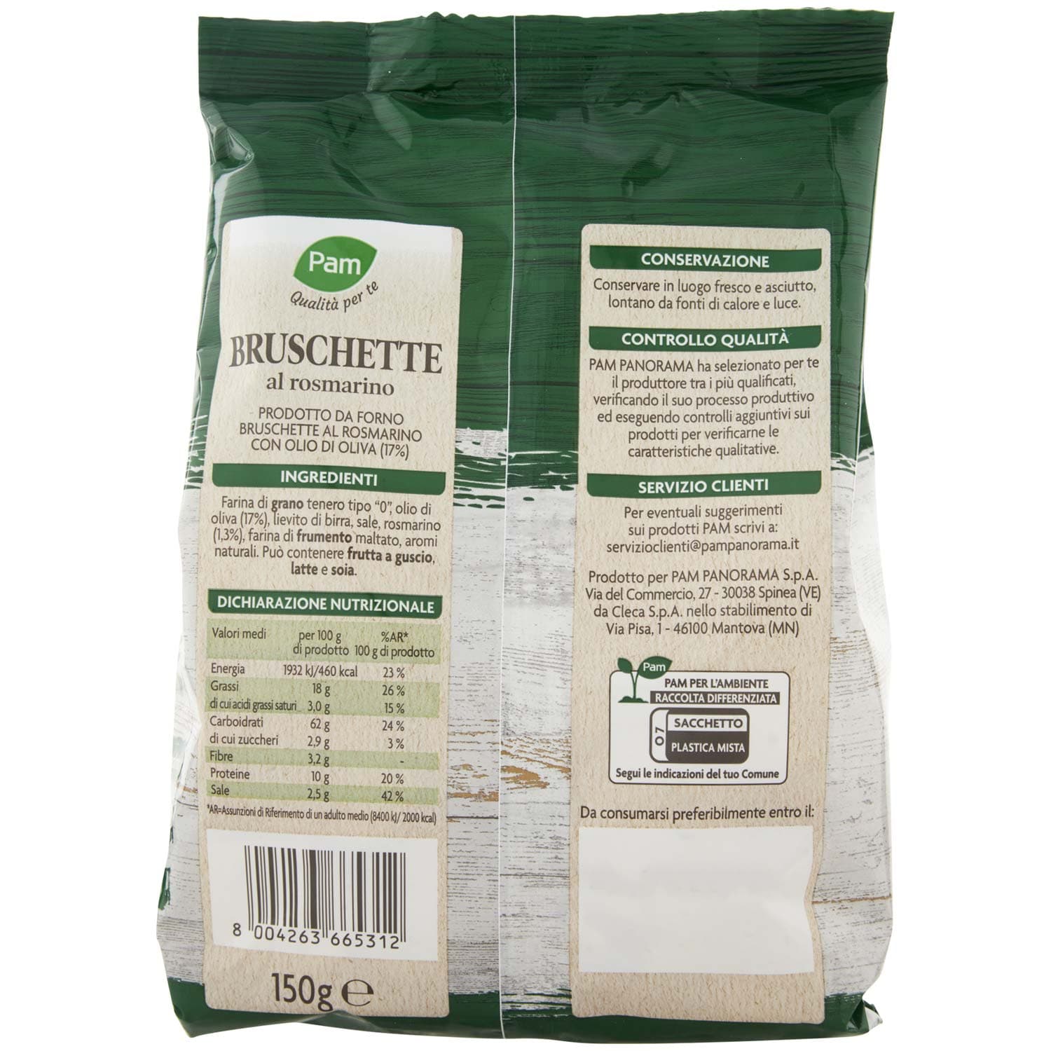 PAM PANORAMA Bruschette al Rosmarino 150 g – immagine 5